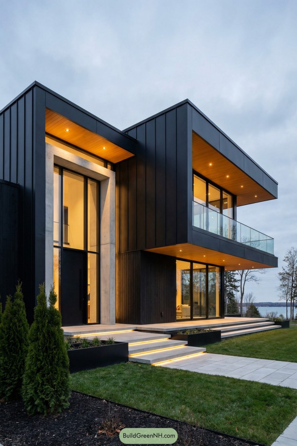 24 Modern Black Mansions That Redefine Luxury