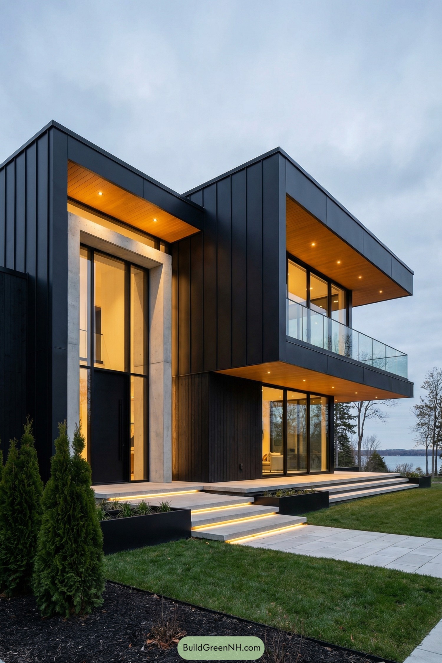 24 Modern Black Mansions That Redefine Luxury