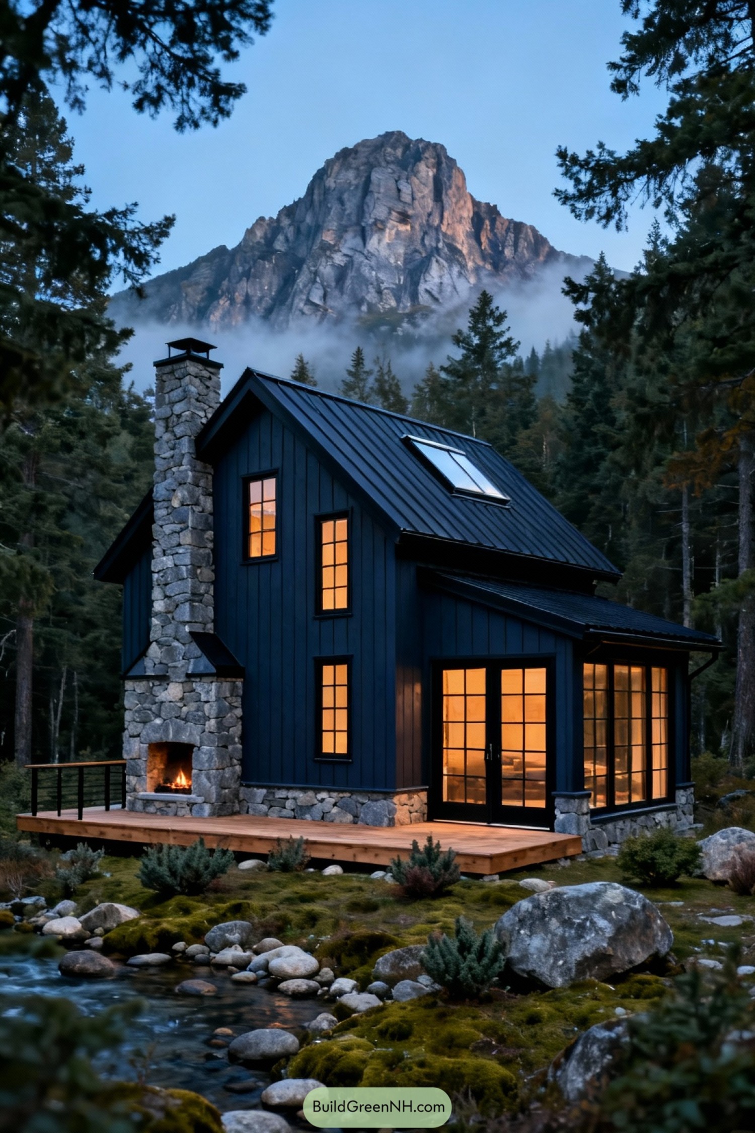 25 Modern Dark Cottages with Subtle Exterior Drama
