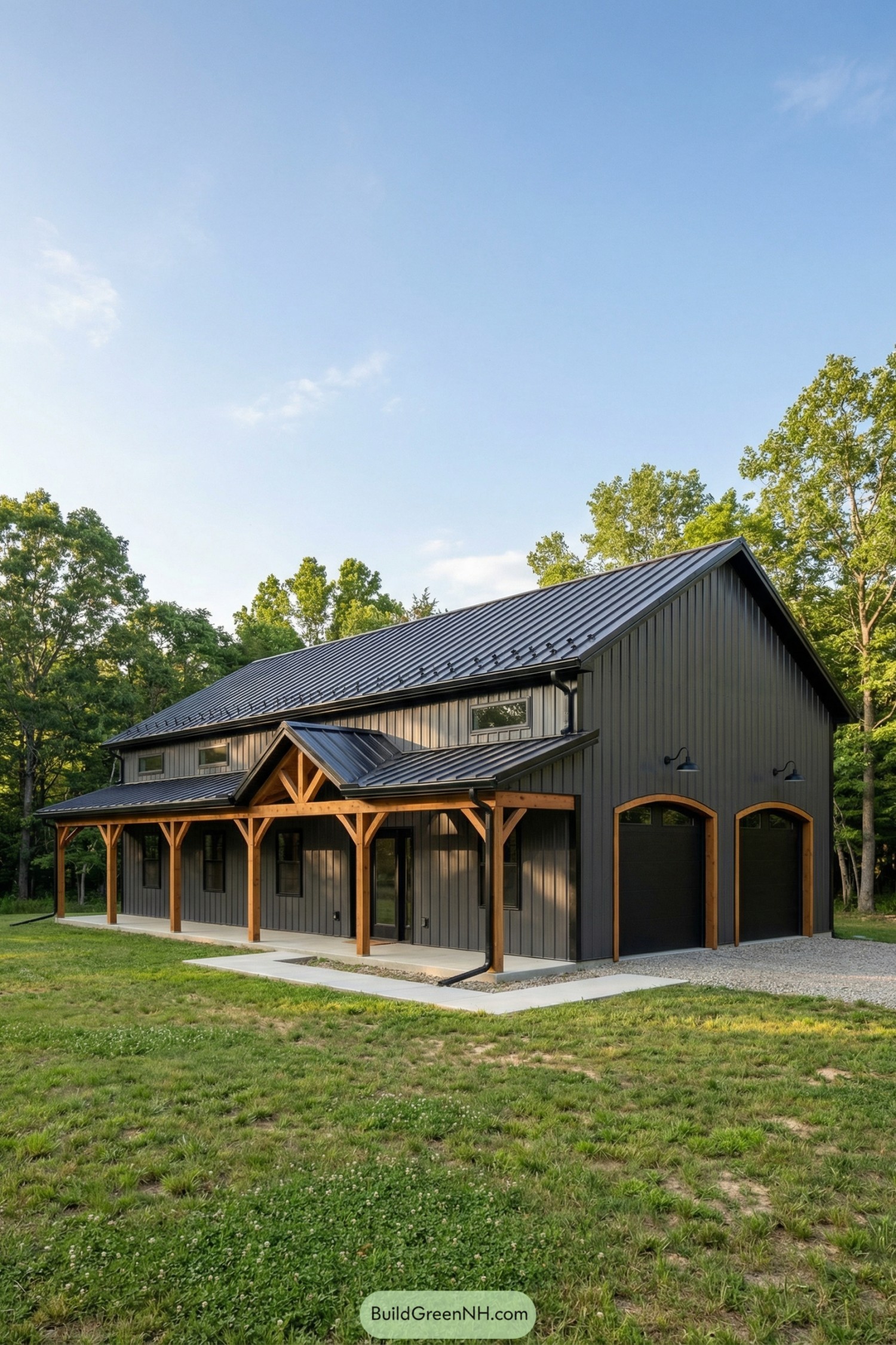 24 Pole Barn Houses With Garages for the Modern Country Lifestyle