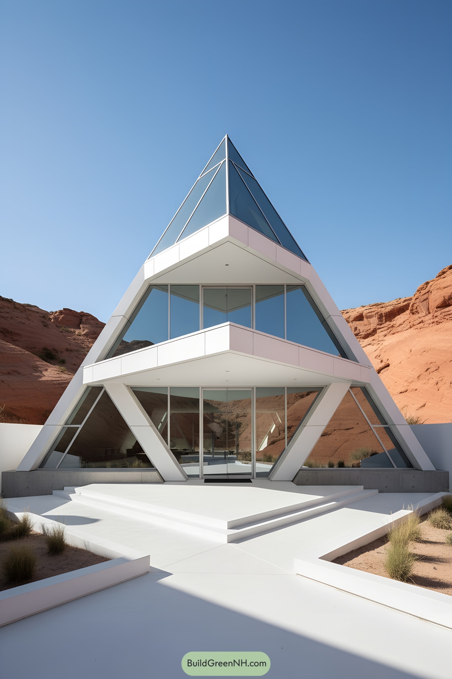 20 Pyramid-Shaped Modern Houses with a Unique Flair