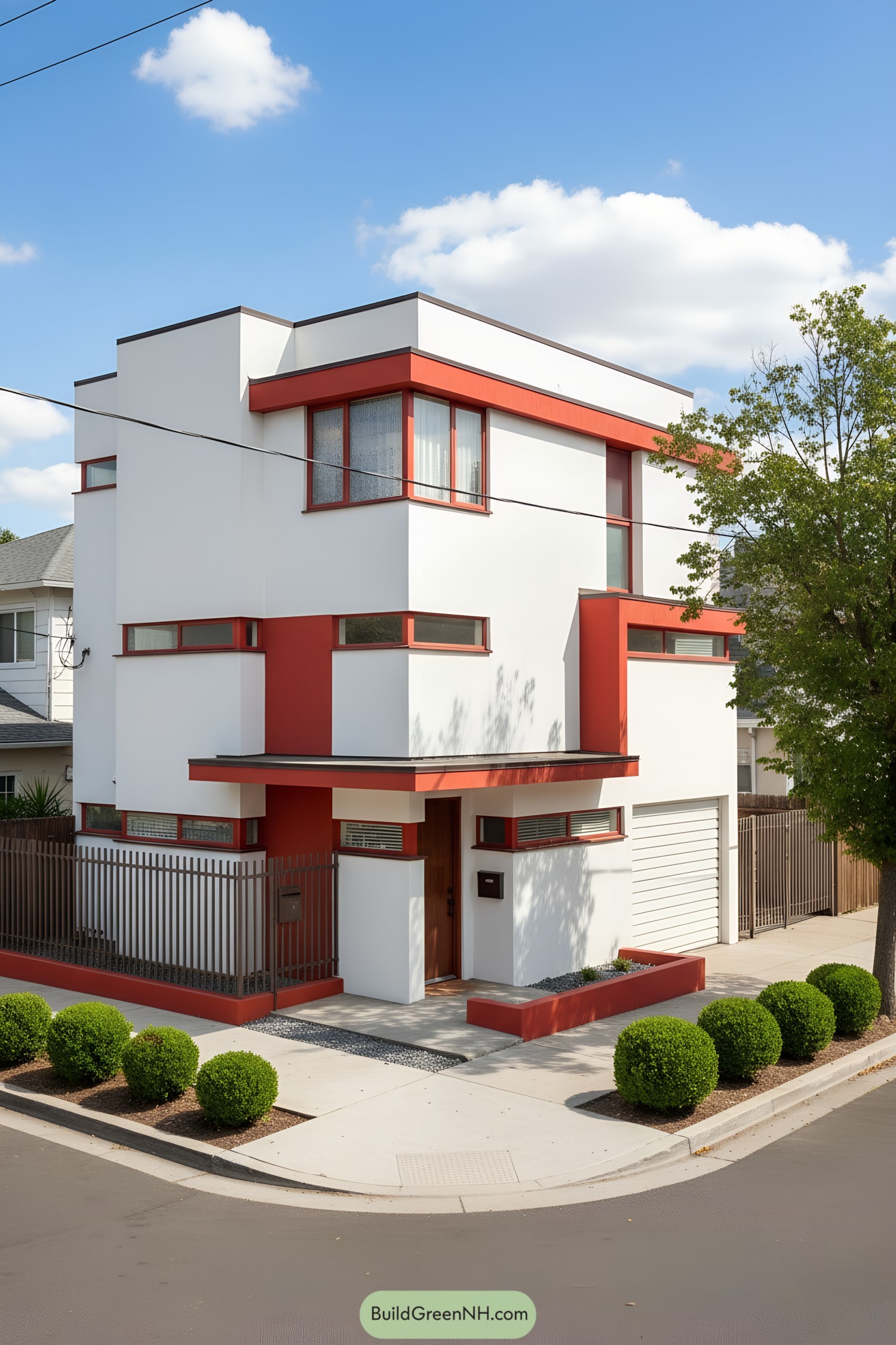 19 Red Accent House Exteriors That Elevate Curb Appeal