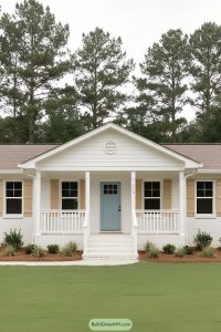27 White Brick Ranch Houses in Simple and Timeless Style