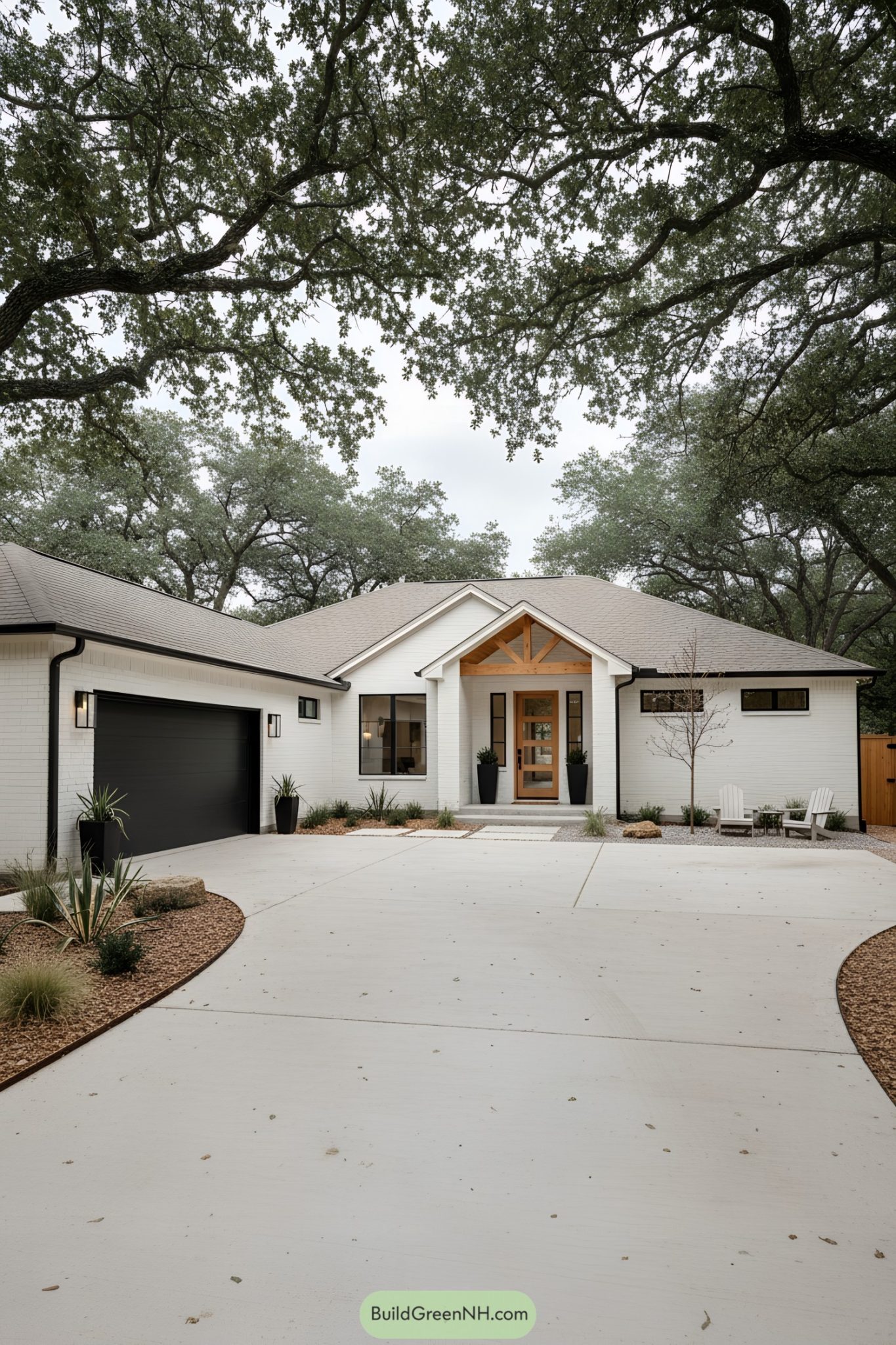 27 White Brick Ranch Houses in Simple and Timeless Style