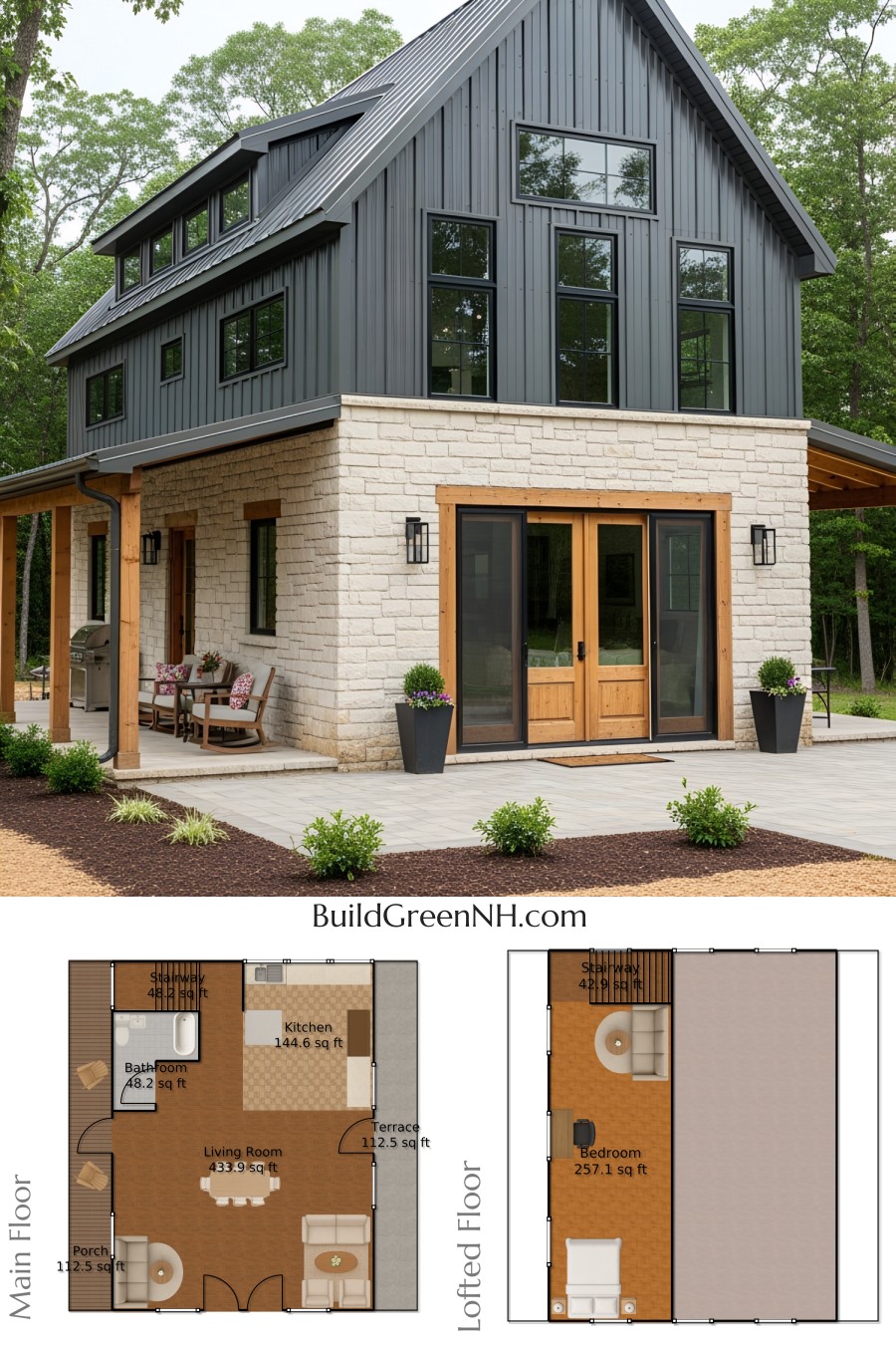 Barndominium Floor Plans: Petite Farmhouse Fantasy
