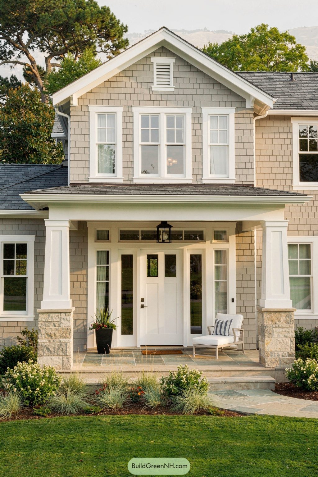 Shingle Column 23 Inspiring House Designs with Shingle Siding for Color and Texture