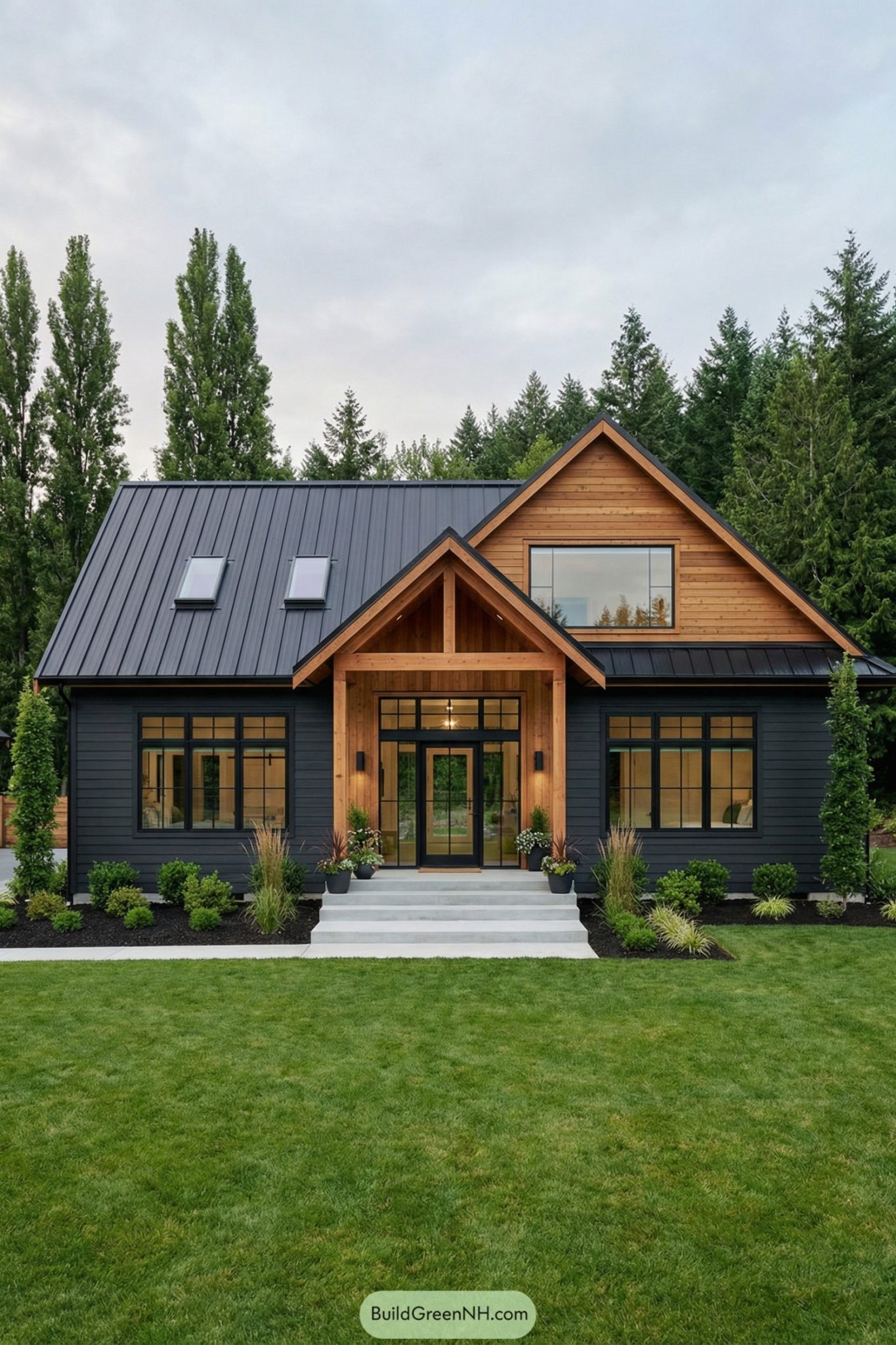 21 Modern Houses with Black Metal Roofs and Striking Curb Appeal