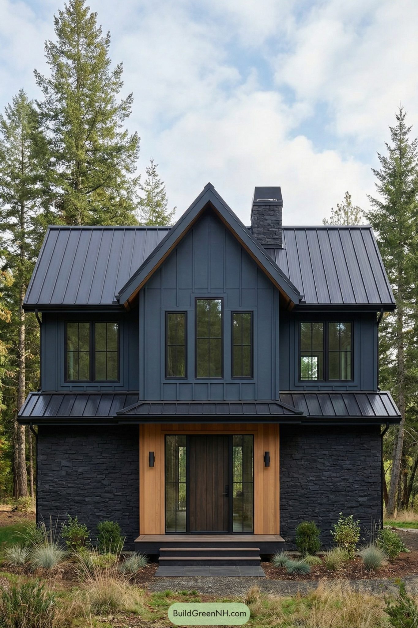 21 Modern Houses with Black Metal Roofs and Striking Curb Appeal