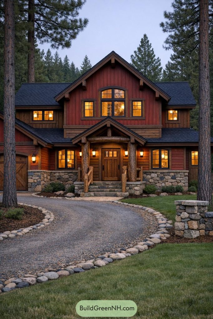 21 Red House Exteriors That Make Modern Design Stand Out