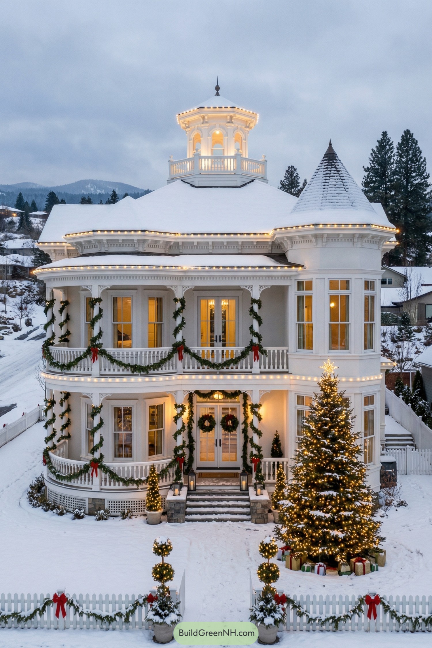 24 Enchanting Winter Wonderland House Designs That Spark Seasonal Magic