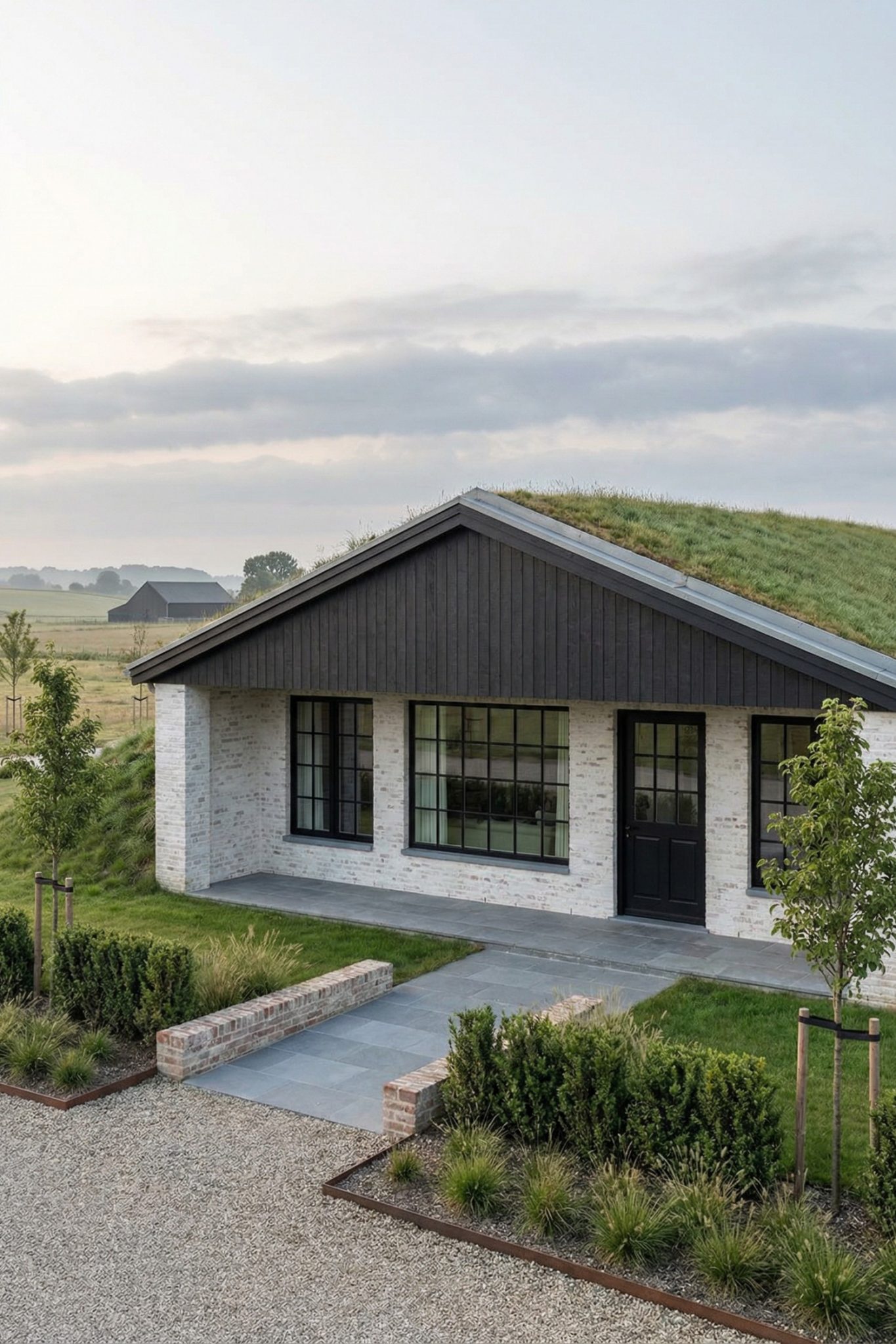 18 Awesome Earth Sheltered Houses That Redefine Sustainability - Contemporary Sheltered Apartment Build