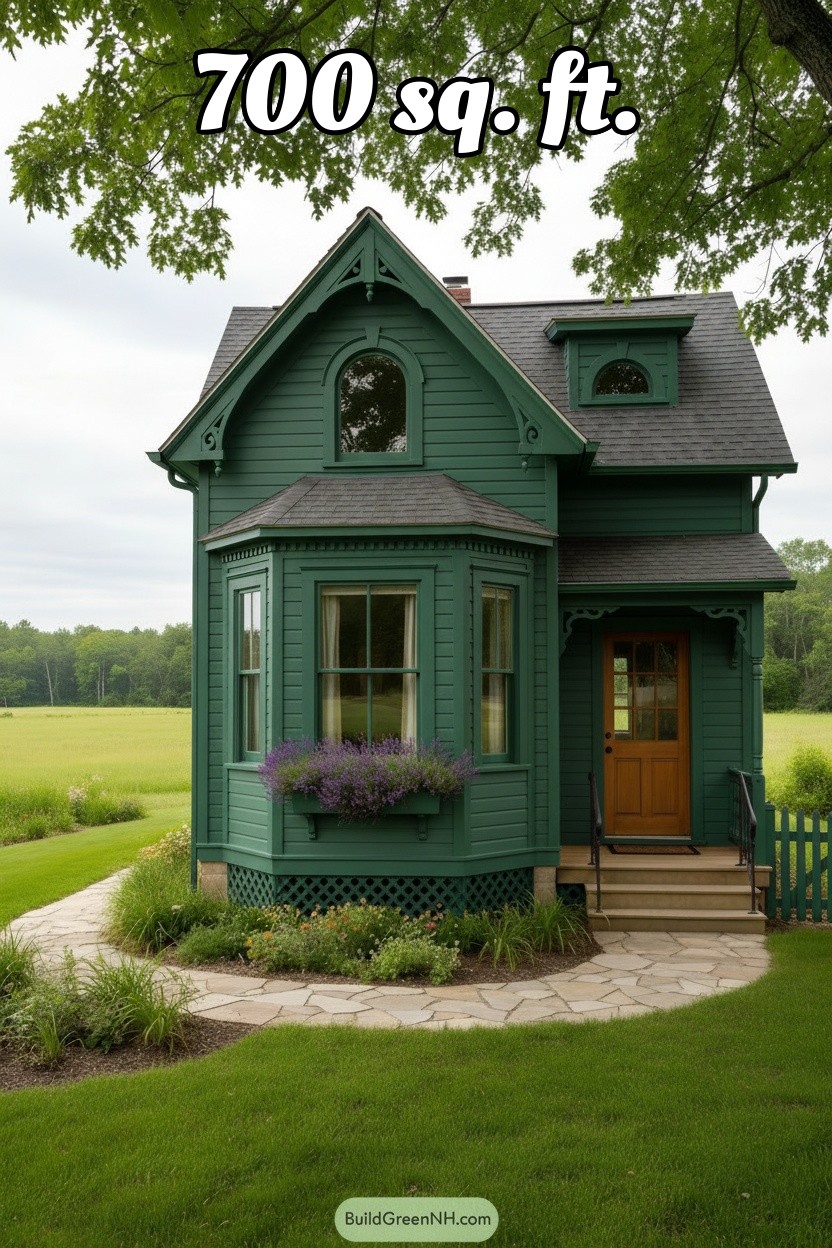 change house color to forest green