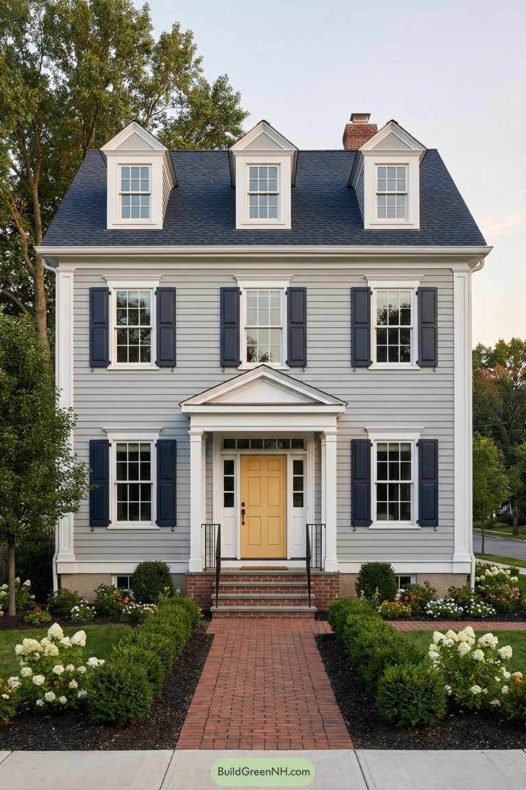 25 Timeless Colonial Style House Color Schemes