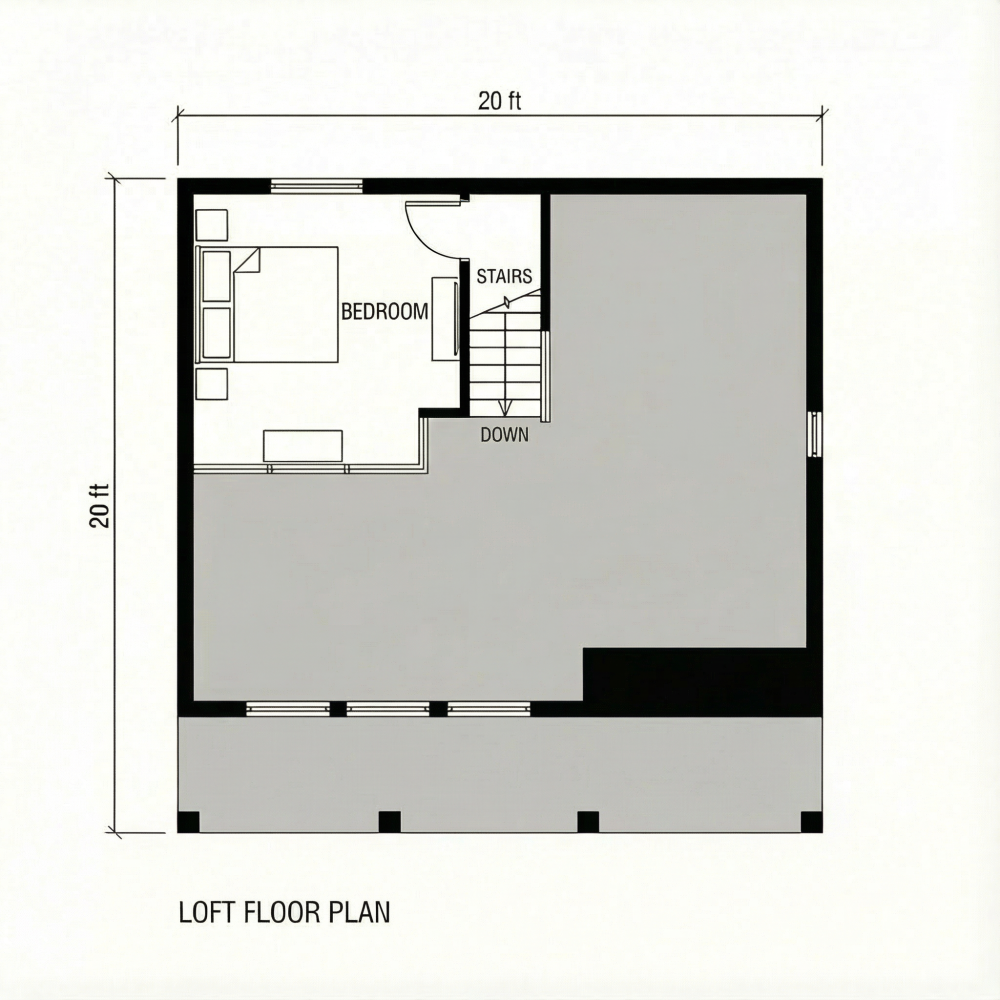 Lofted Floor