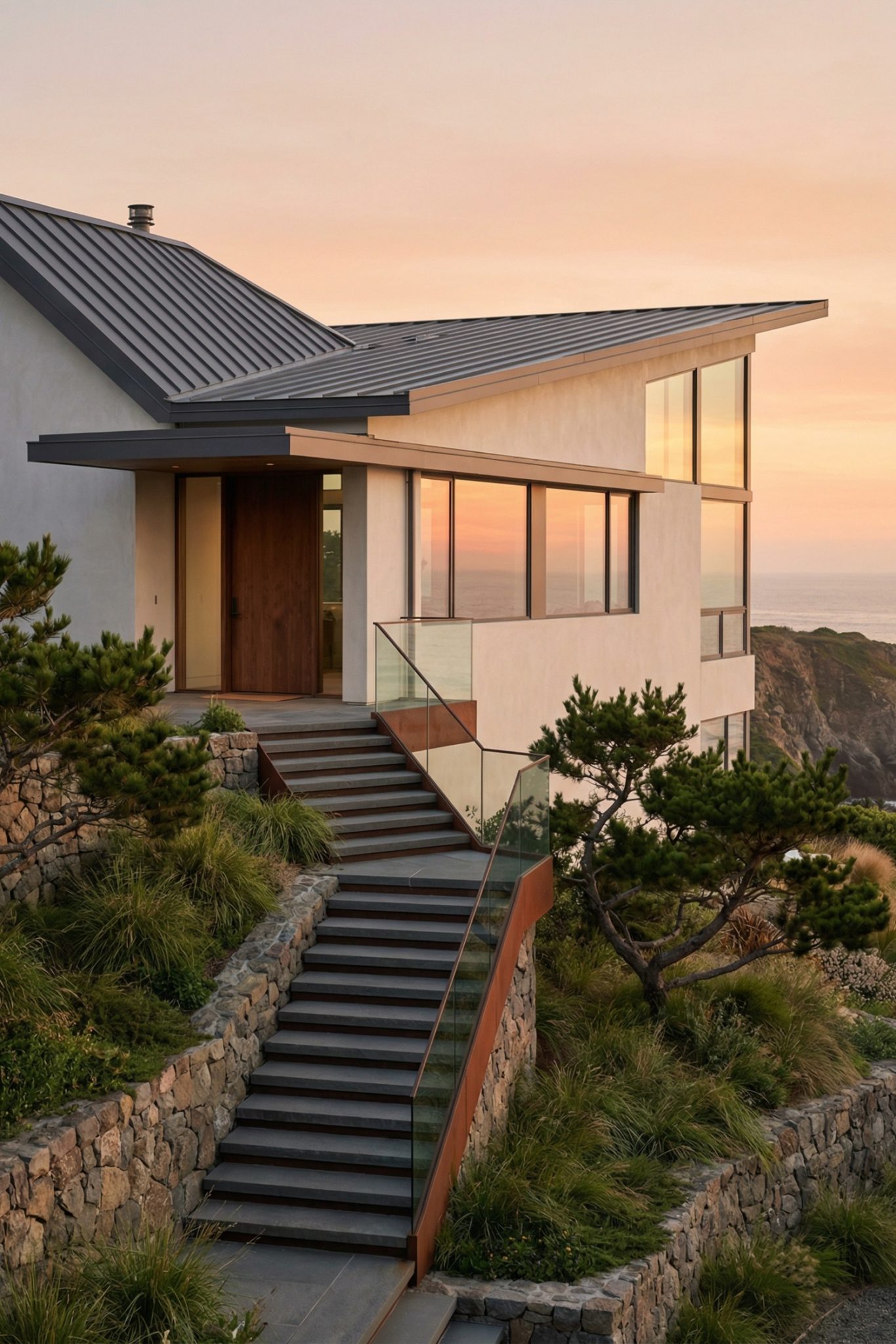 25 Exterior Staircase Designs That Make Every House Interesting