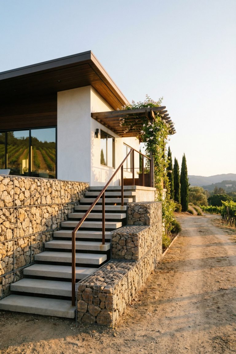 25 Exterior Staircase Designs That Make Every House Interesting