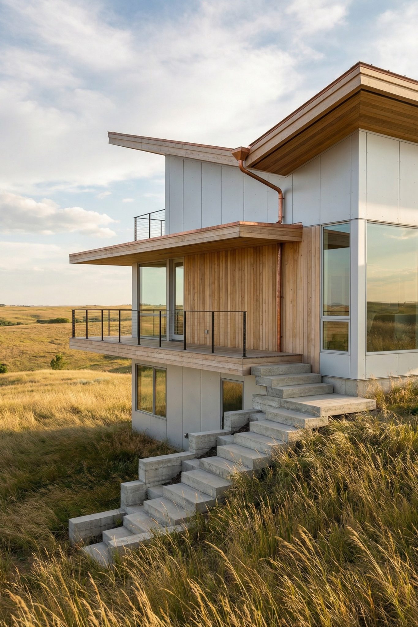 25 Exterior Staircase Designs That Make Every House Interesting