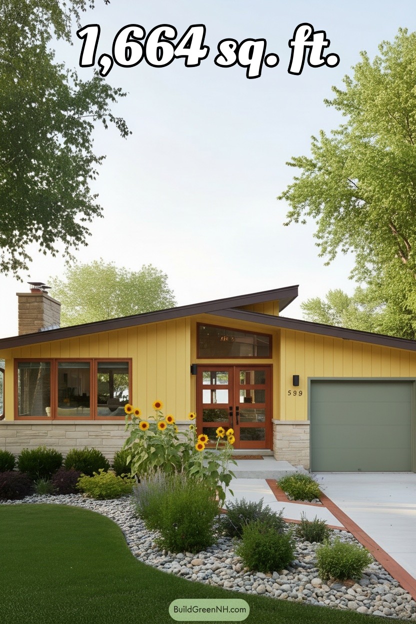 change house siding to green and yellow