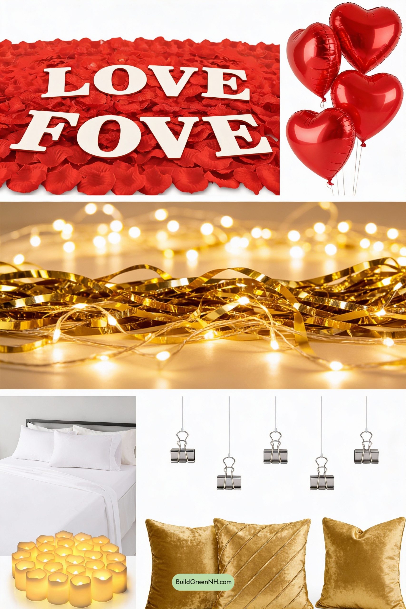 Moodboard for Petal-Lettered Love Under Heart Balloons