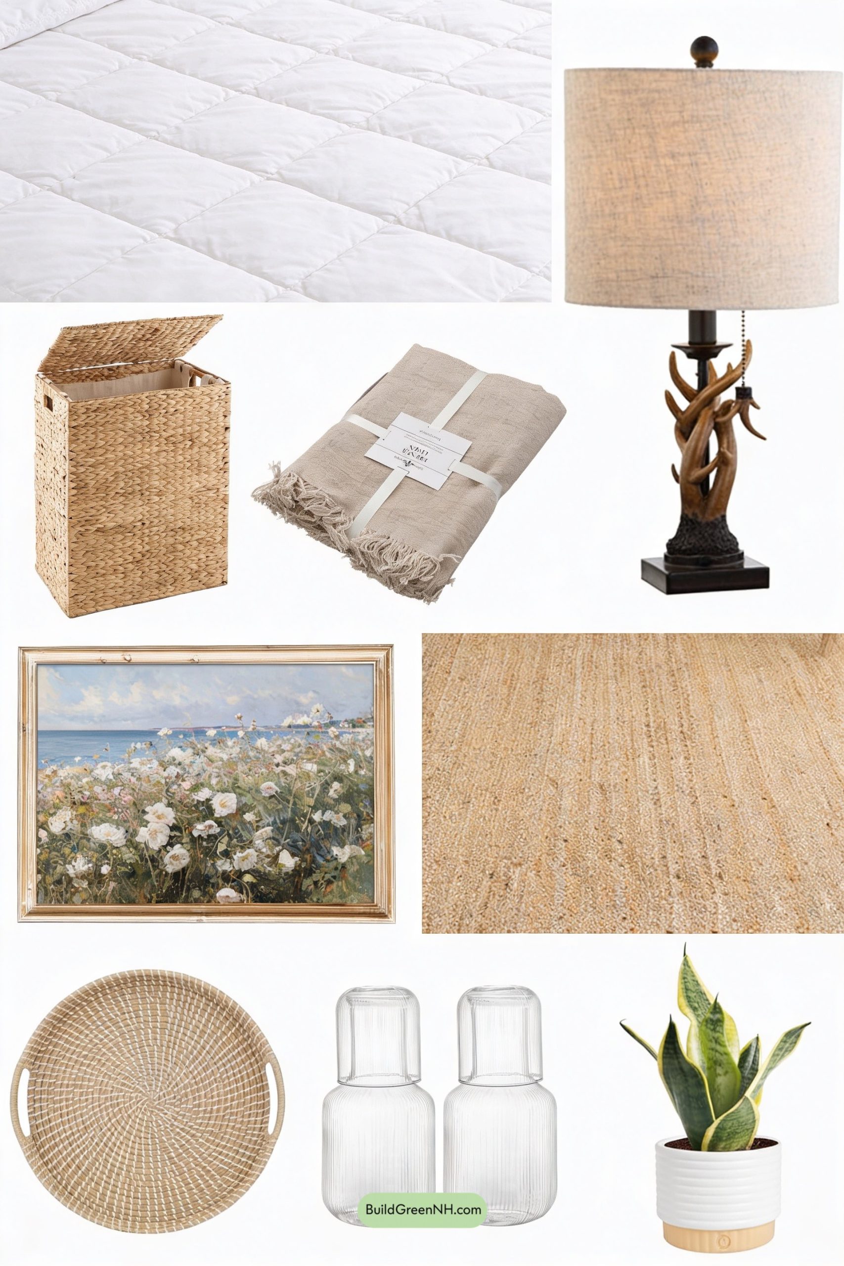 Moodboard for Sunrise Neutrals, Driftwood-Cozy Retreat