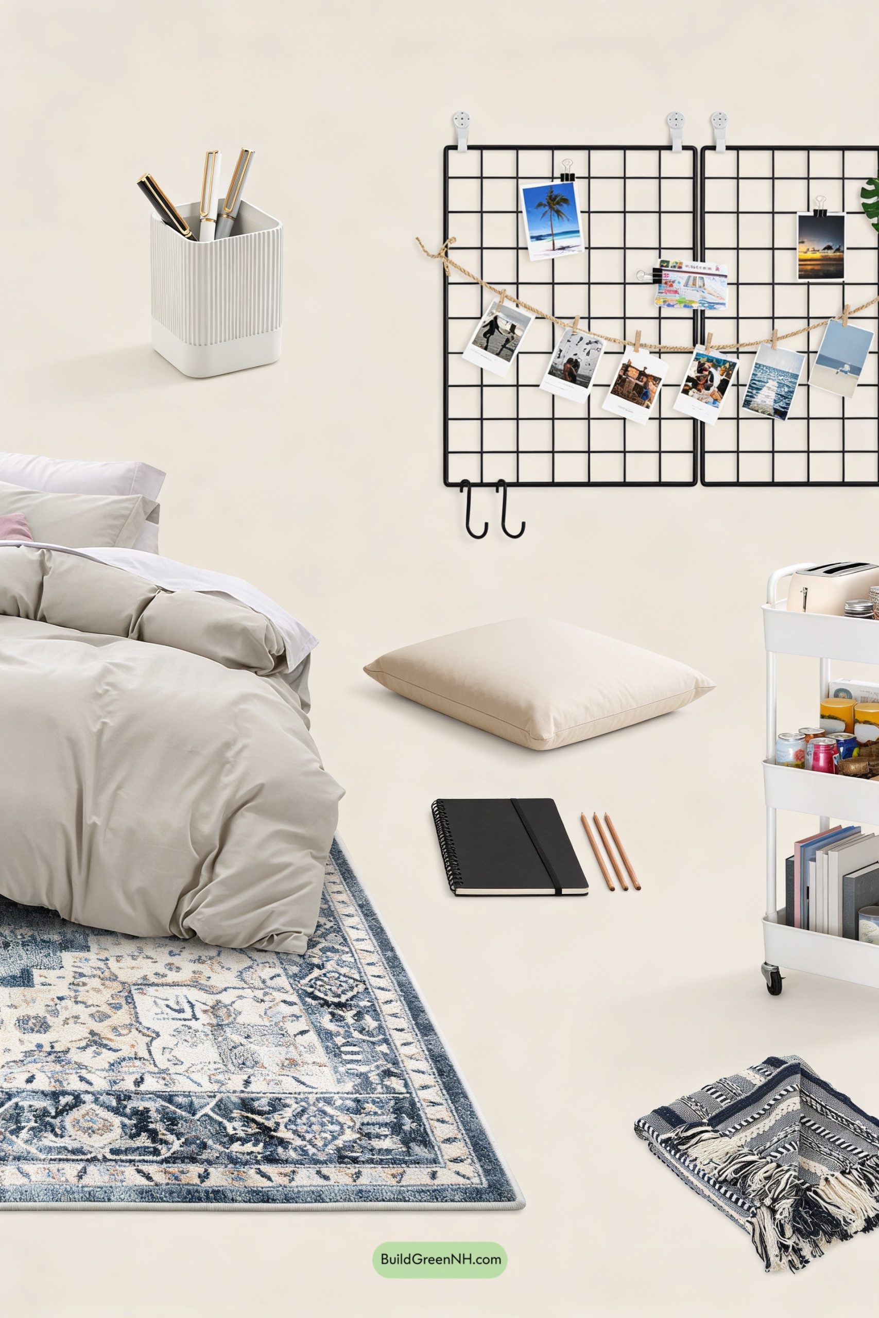 Moodboard for Sketchbook Calm Meets Cloud-Soft Bedding