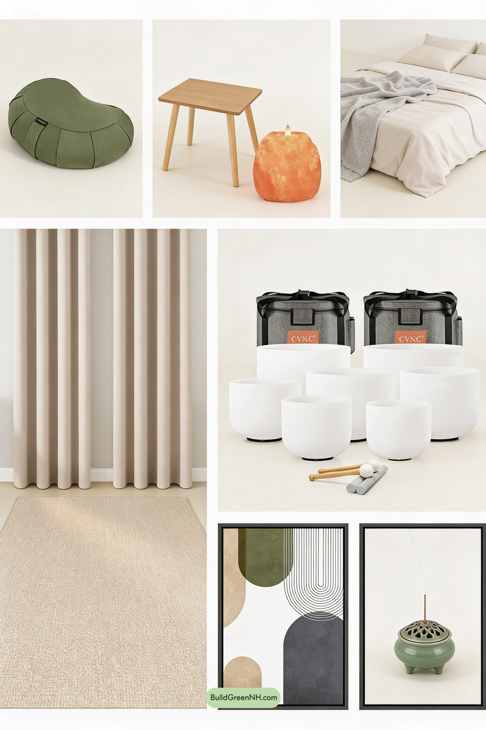 Moodboard for Soft Neutrals, Sage Seat, Instant Calm