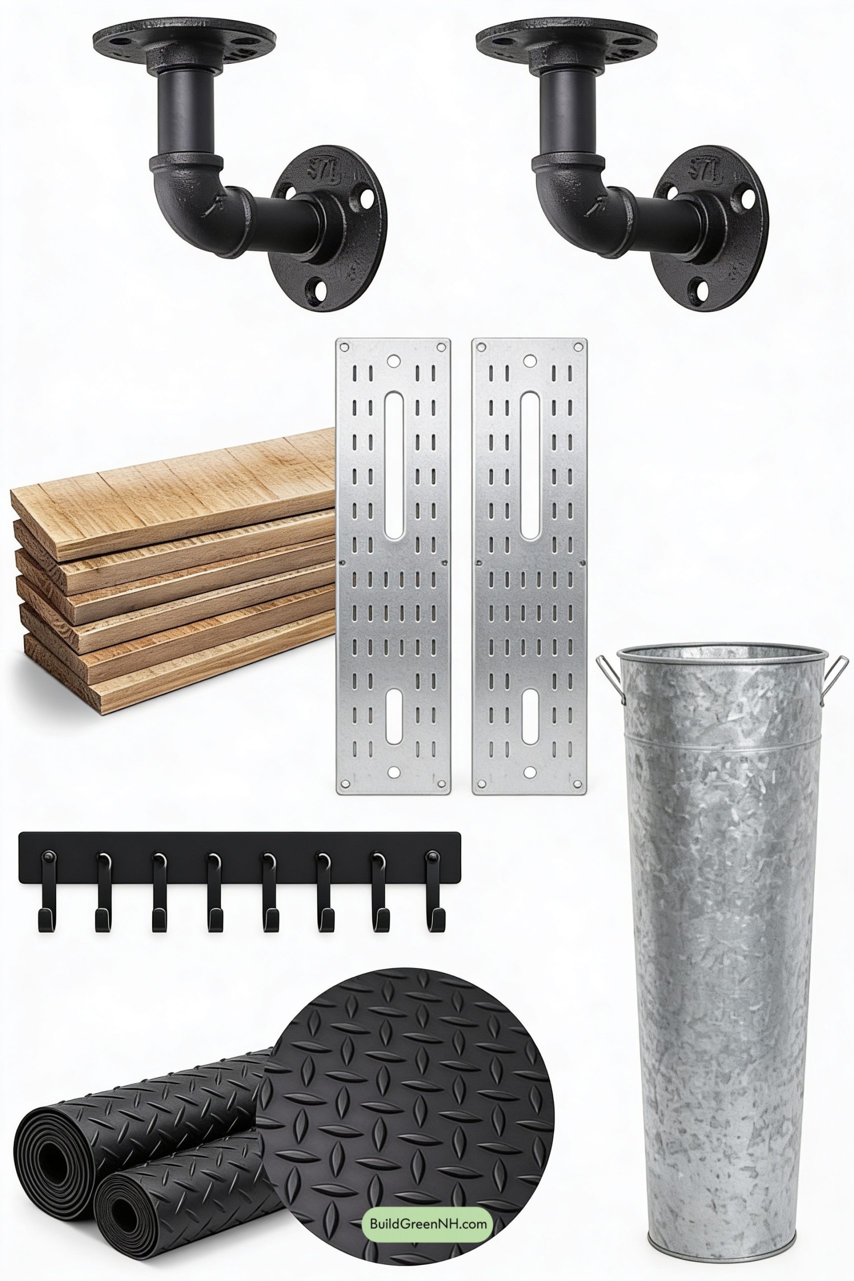Moodboard for Brick-Wall Gear Hub Mudroom Moment