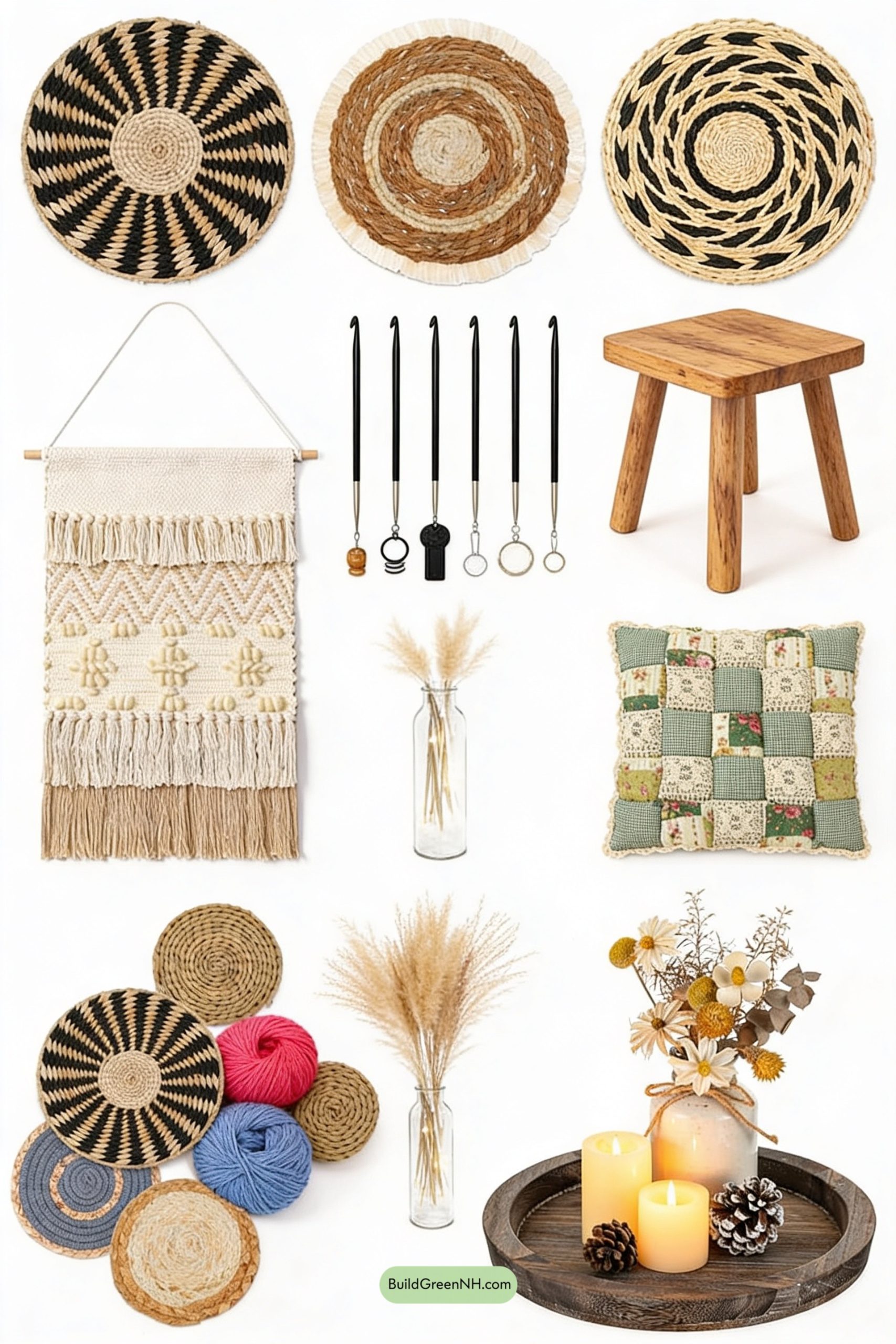 Moodboard for Basket Wall Meets Cozy Craft Corner