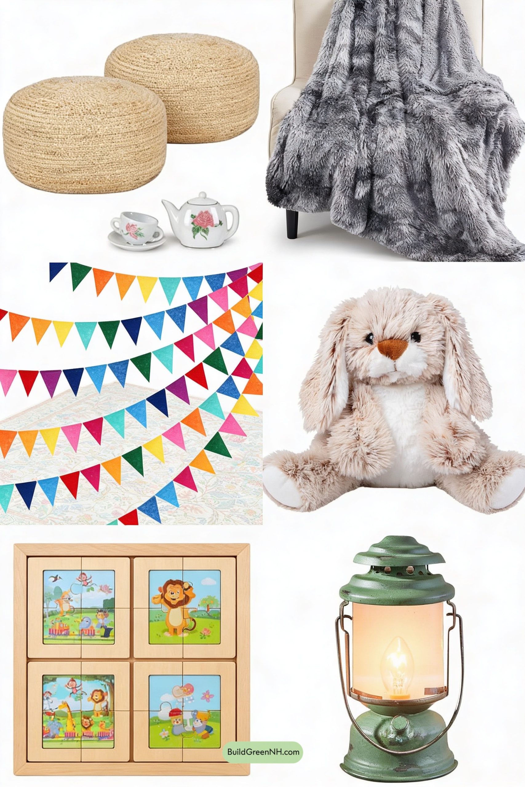 Moodboard for Cottagecore Tea-Time Nook for Kidults