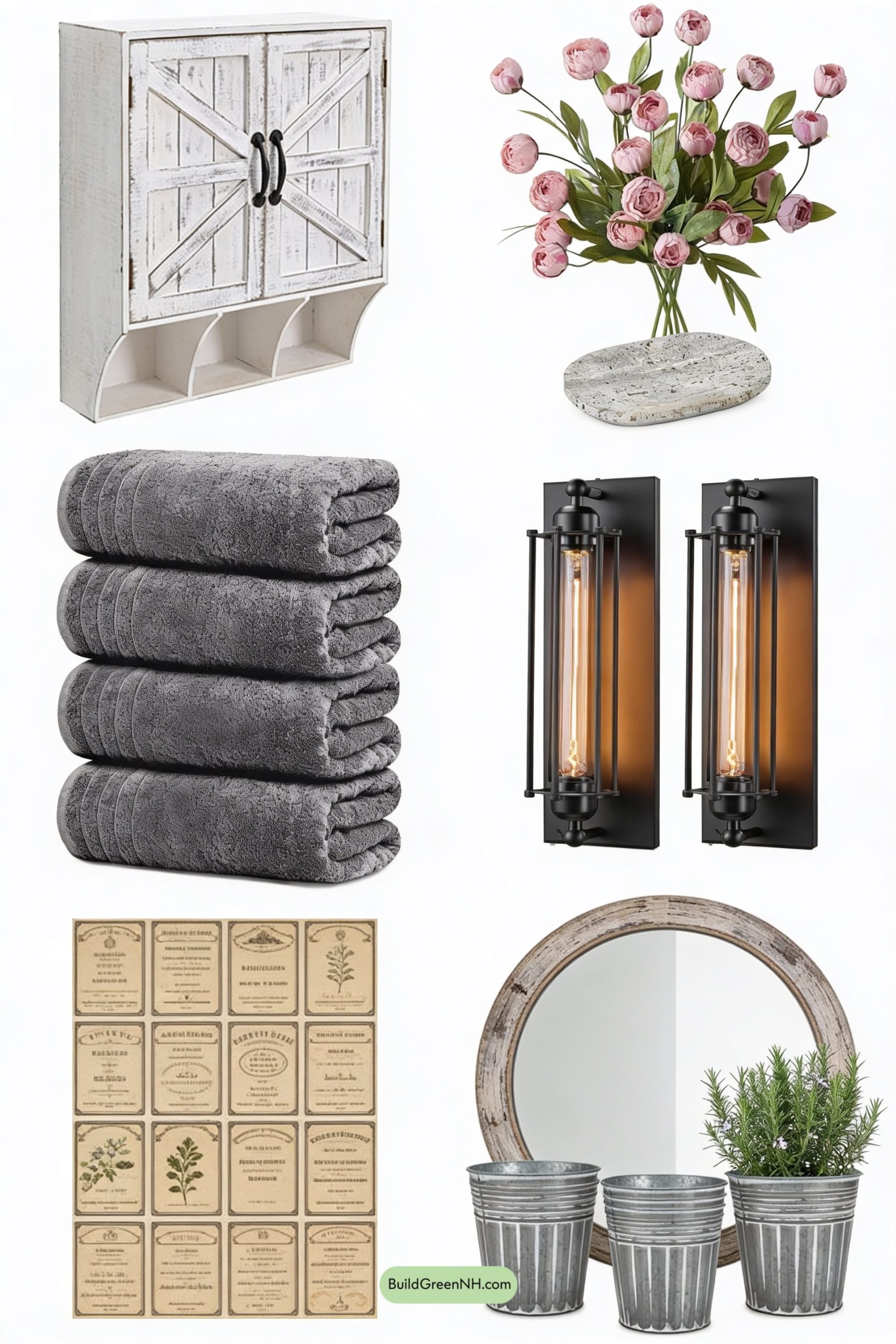 Moodboard for Edison Glow Meets Shabby Sweetness