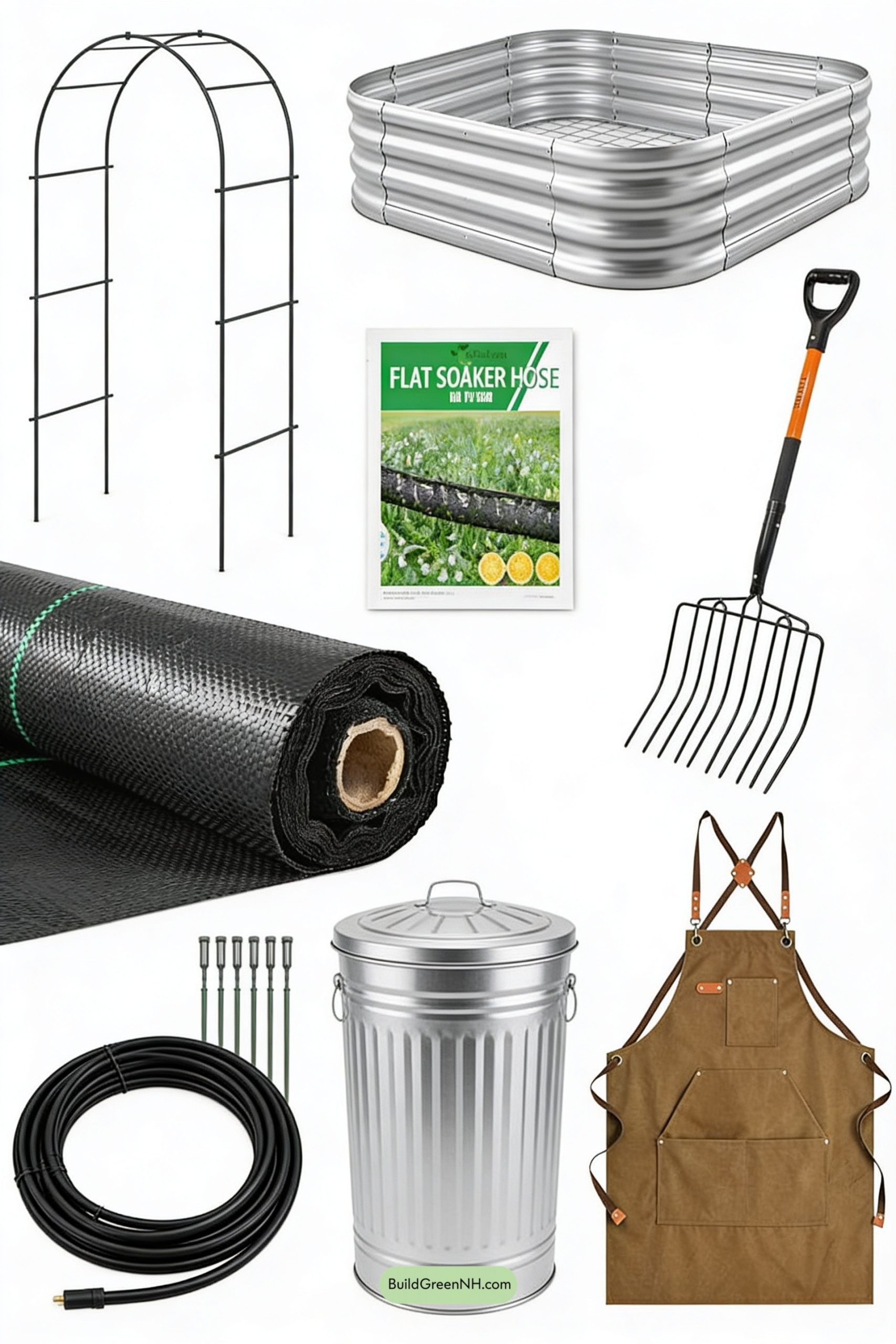 Moodboard for Edible Archway Between Raised Bed Bridges