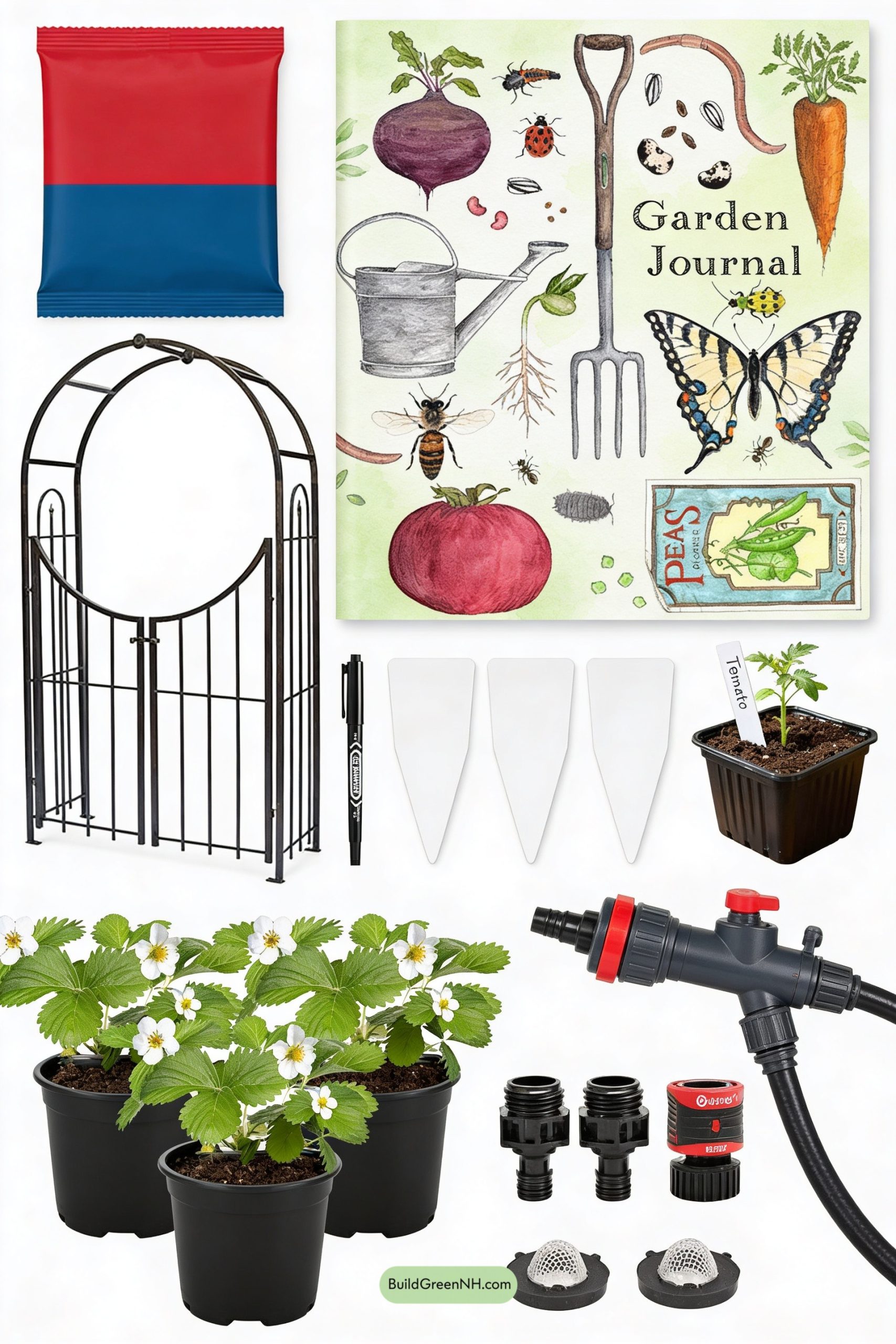 Moodboard for Storybook Trellis Gate for Little Gardeners