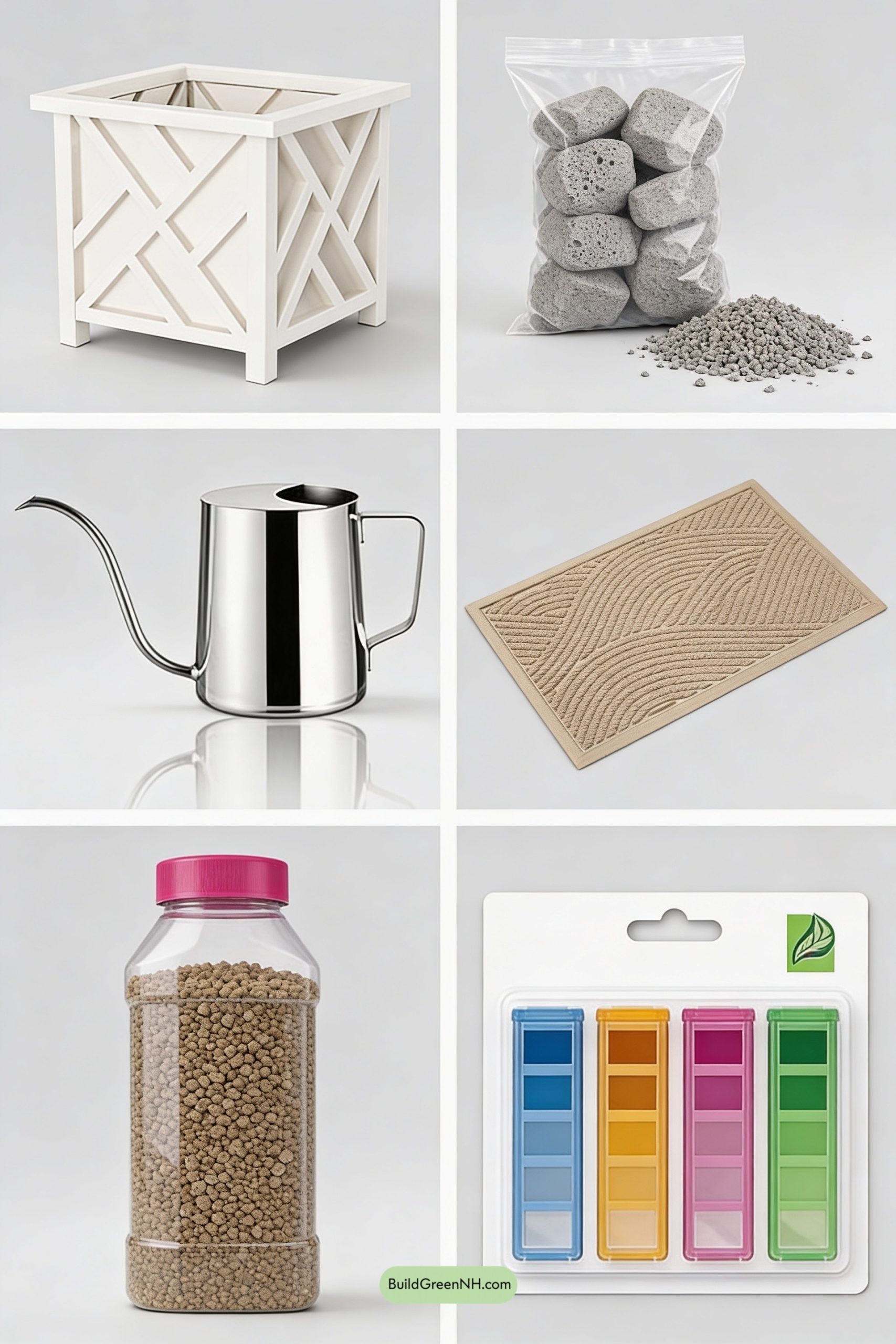 Moodboard for Pale Wood Trellis, Clean Nordic Calm