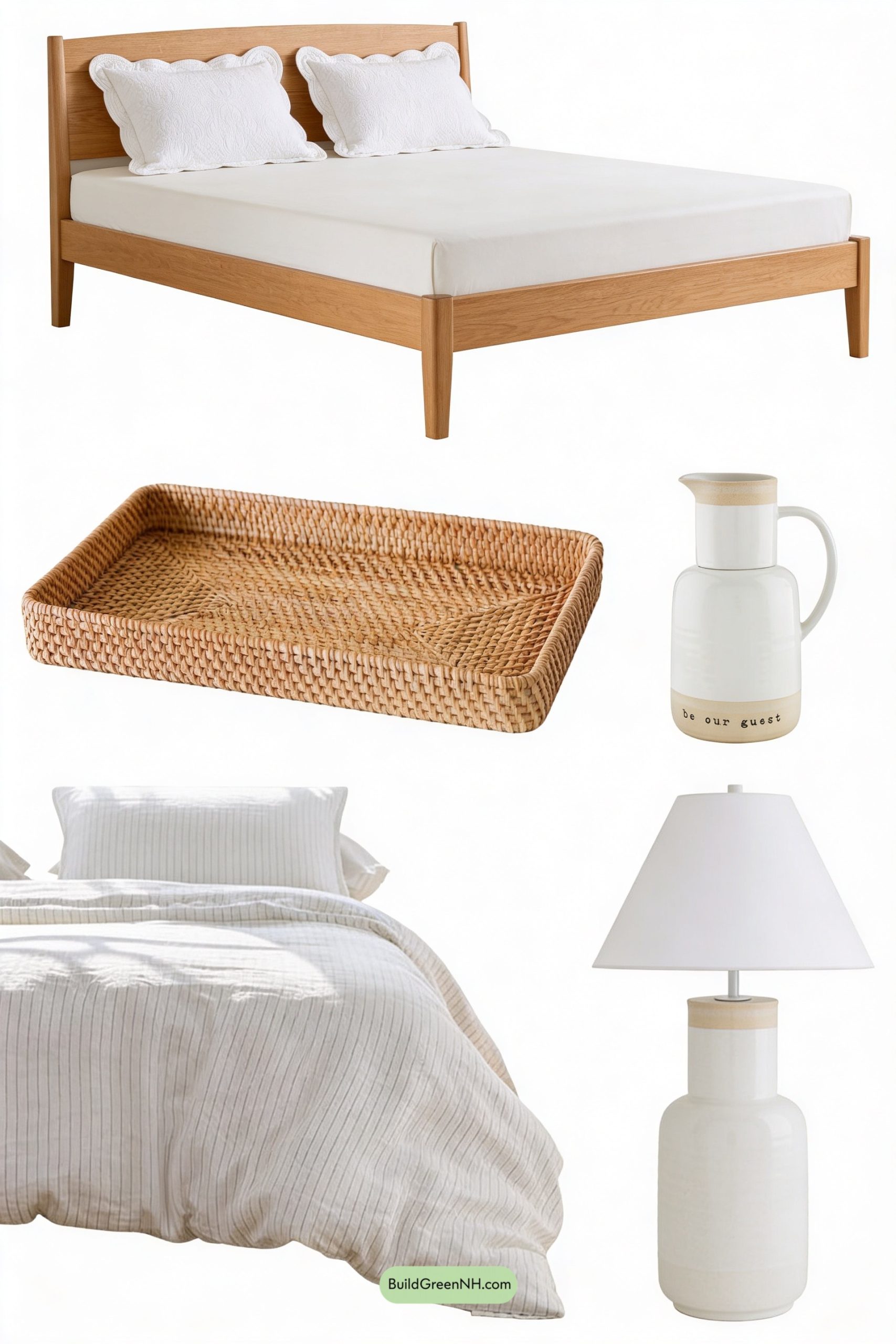 Moodboard for Scalloped Linens and One Bold Bloom