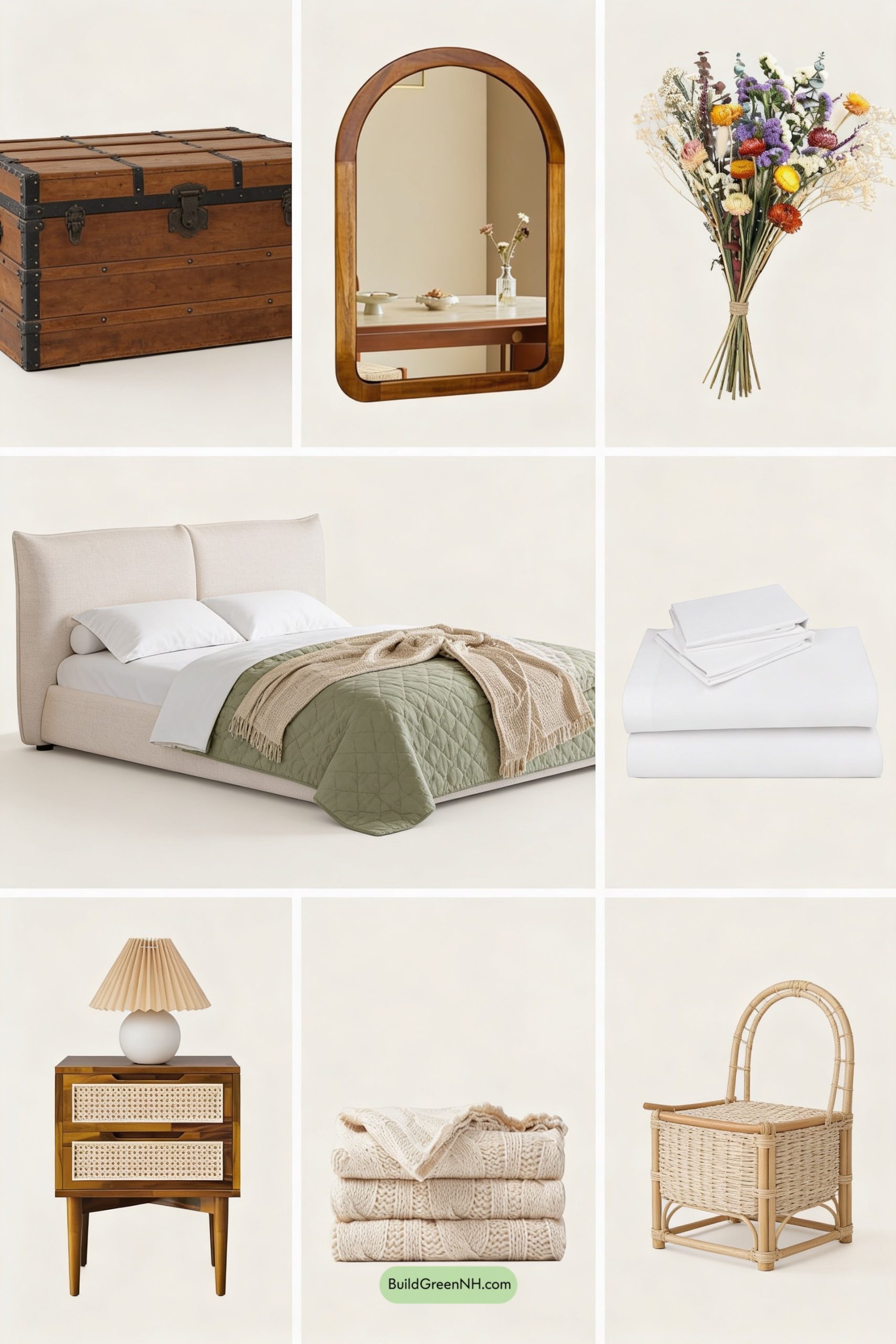 Moodboard for Suitcase Dreams and Sage Quilts