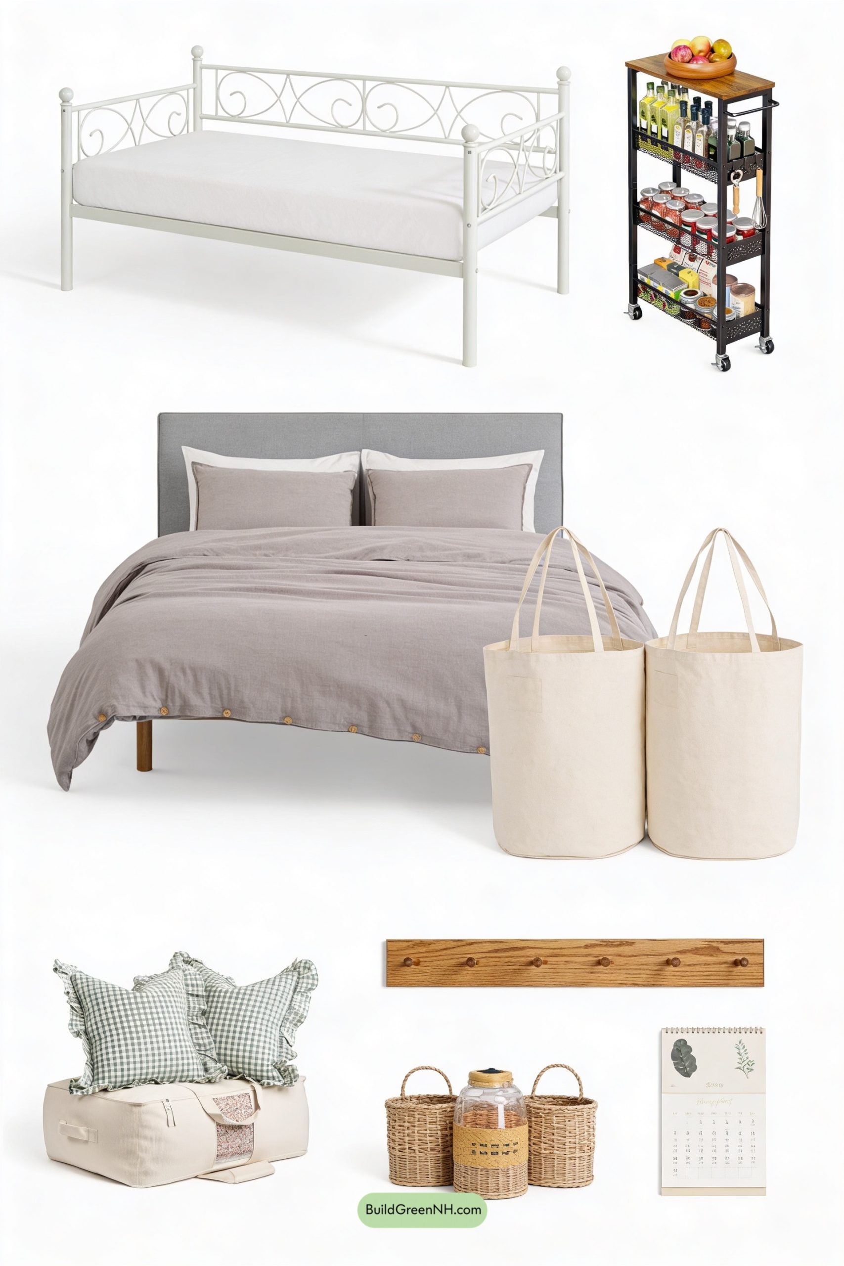 Moodboard for Shiplap Serenity with Peg-Rail Charm