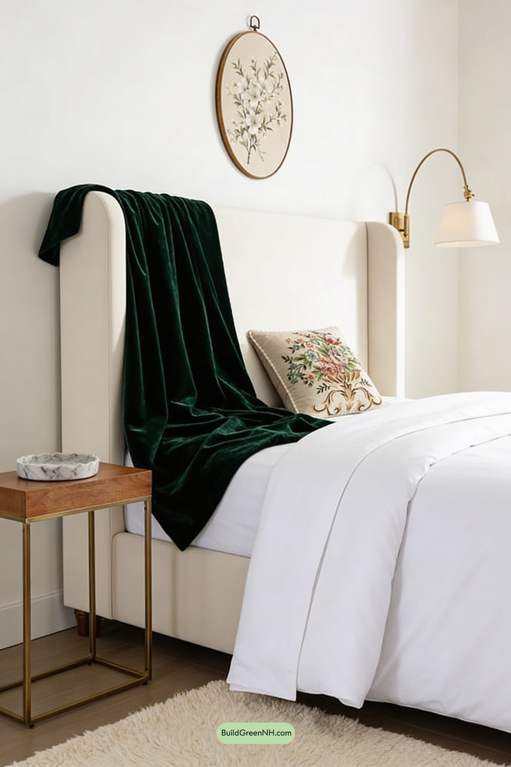 Moodboard for Brass Glow and Florals, Done Modern