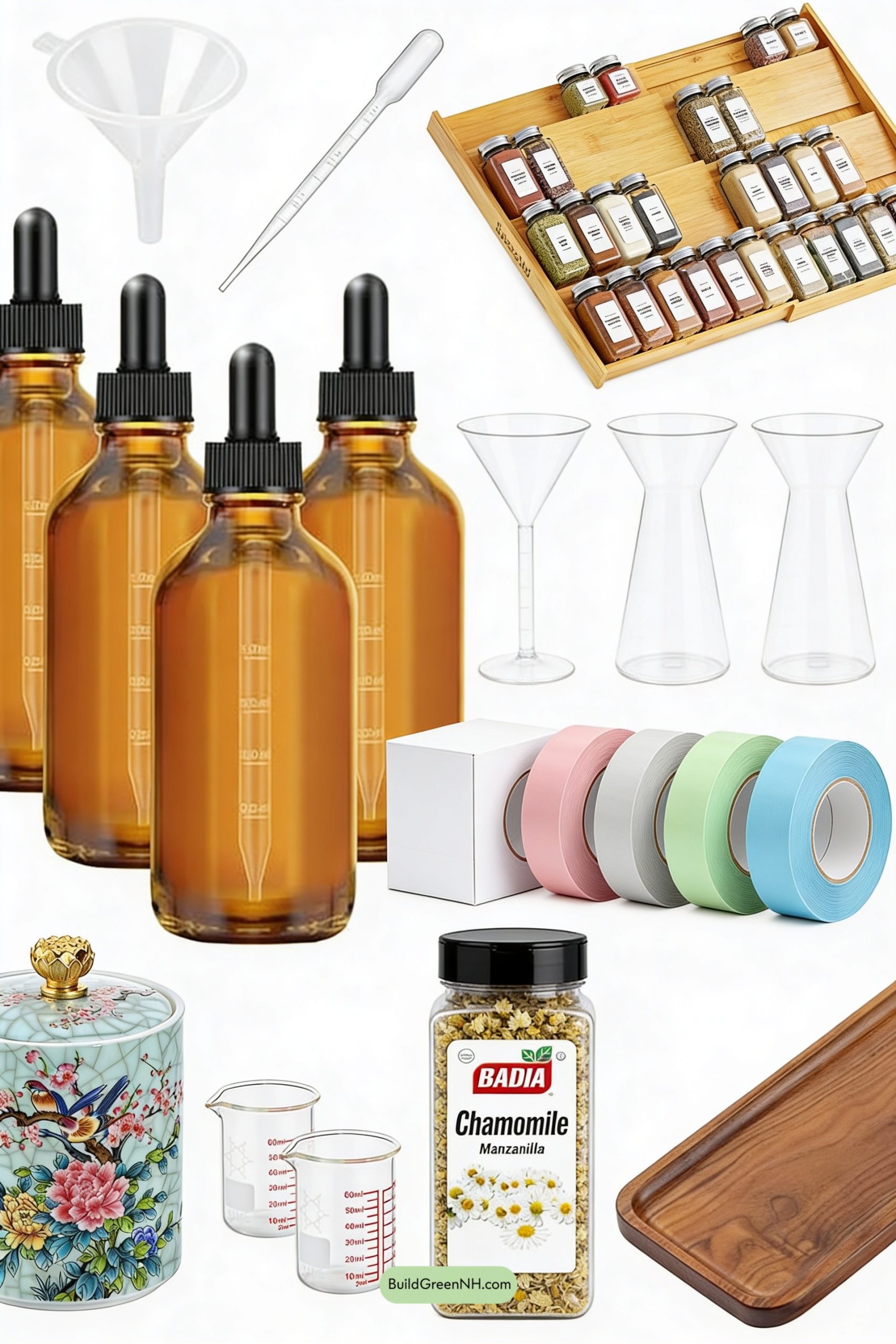 Moodboard for Cottagecore Apothecary Shelf, Neatly Curated