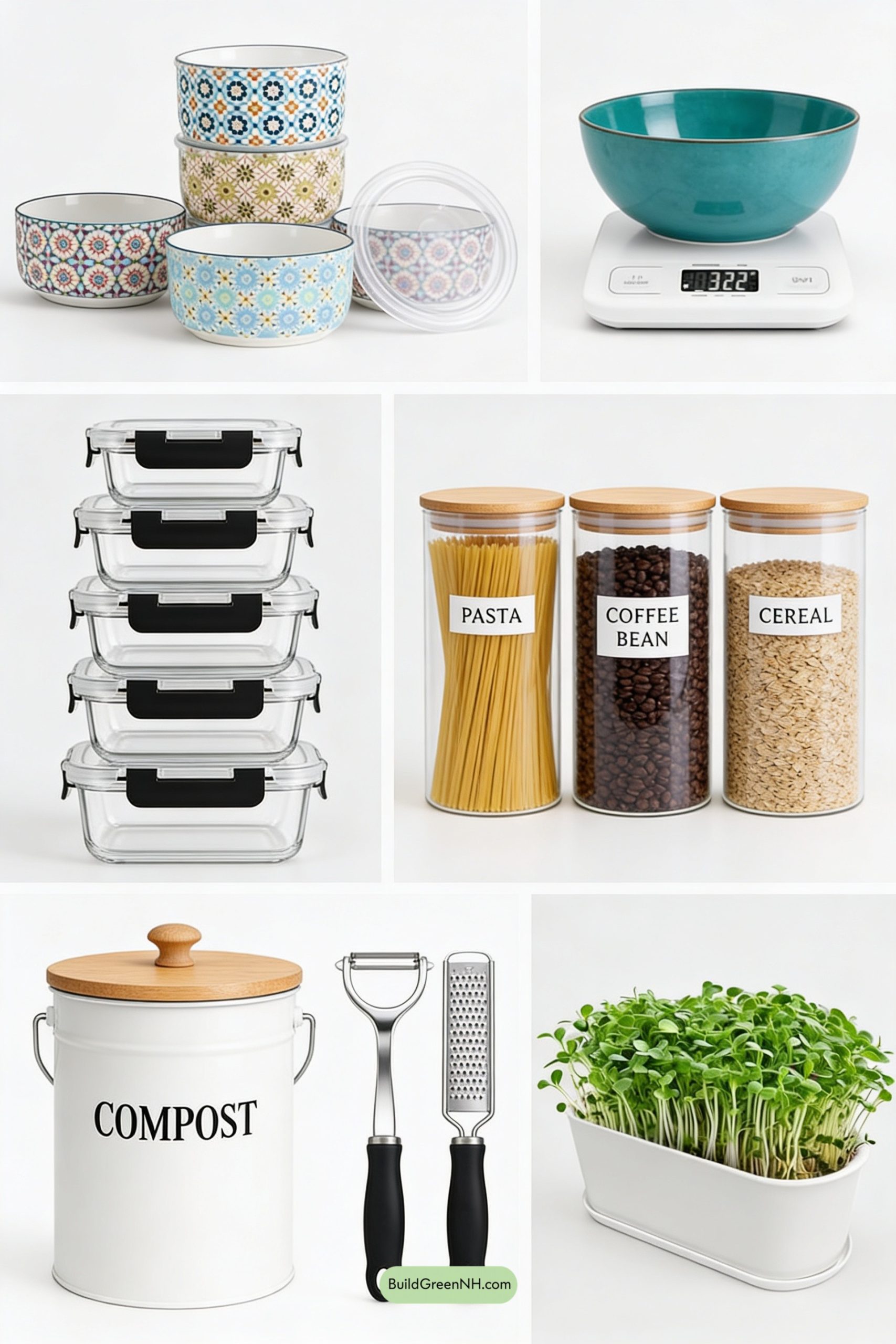 Moodboard for Cottage Mise en Place, Neatly Lidded