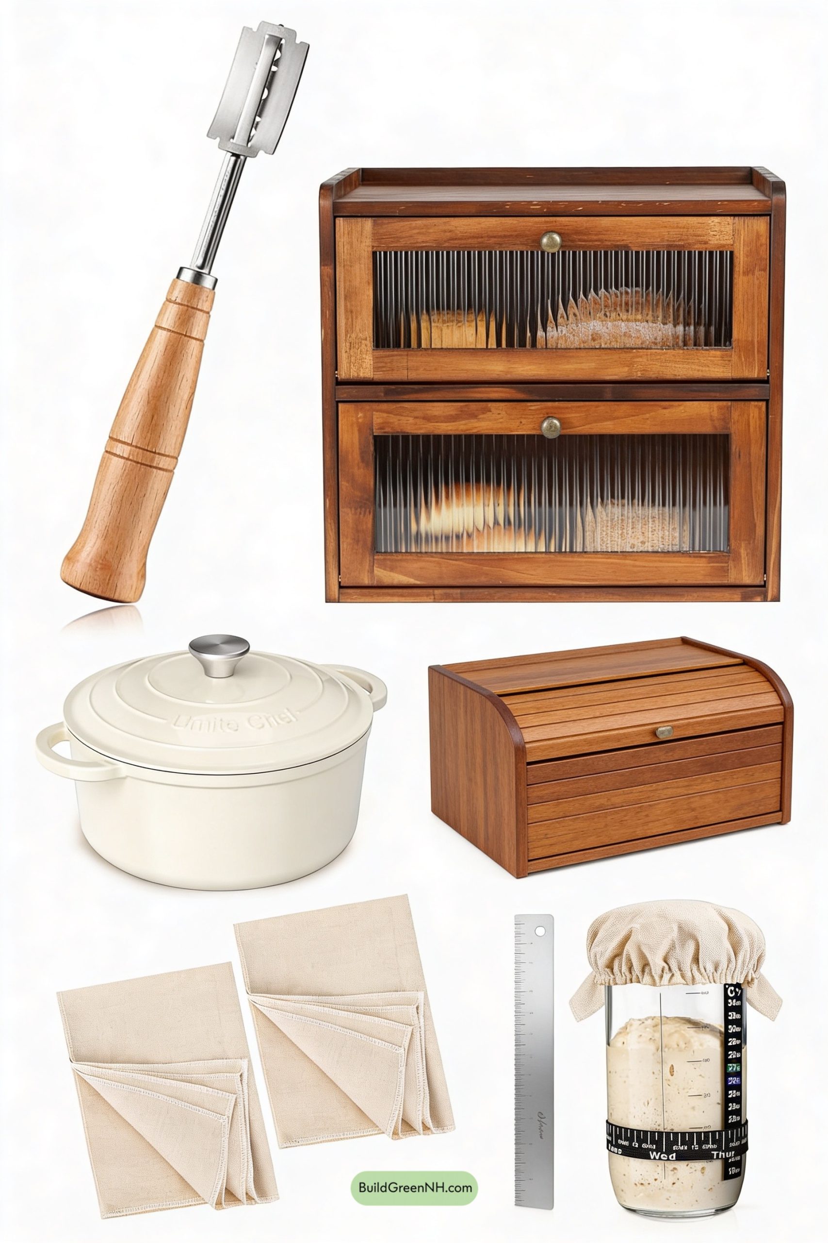 Moodboard for Hearthside Sourdough Station, Cottagecore Style