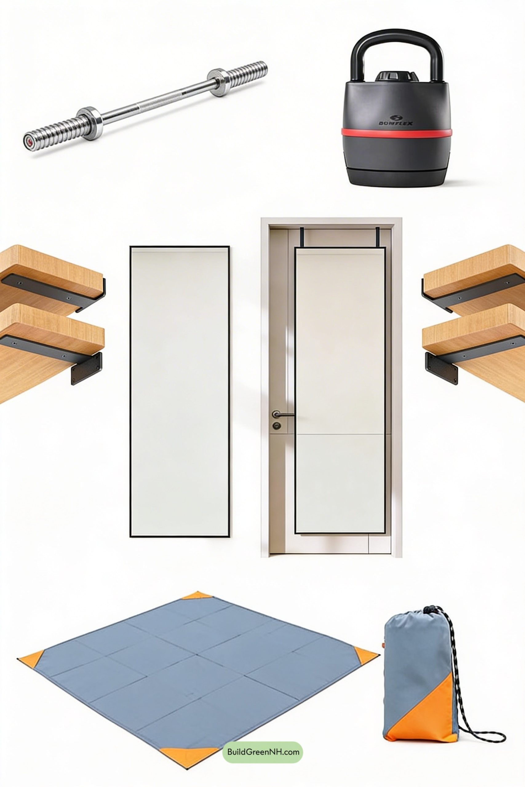 Moodboard for Closet Gym, Big-Lift Energy