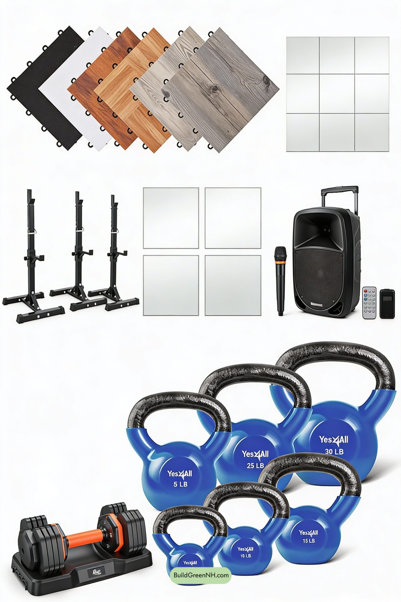 Moodboard for Create & Move Art-Studio Gym
