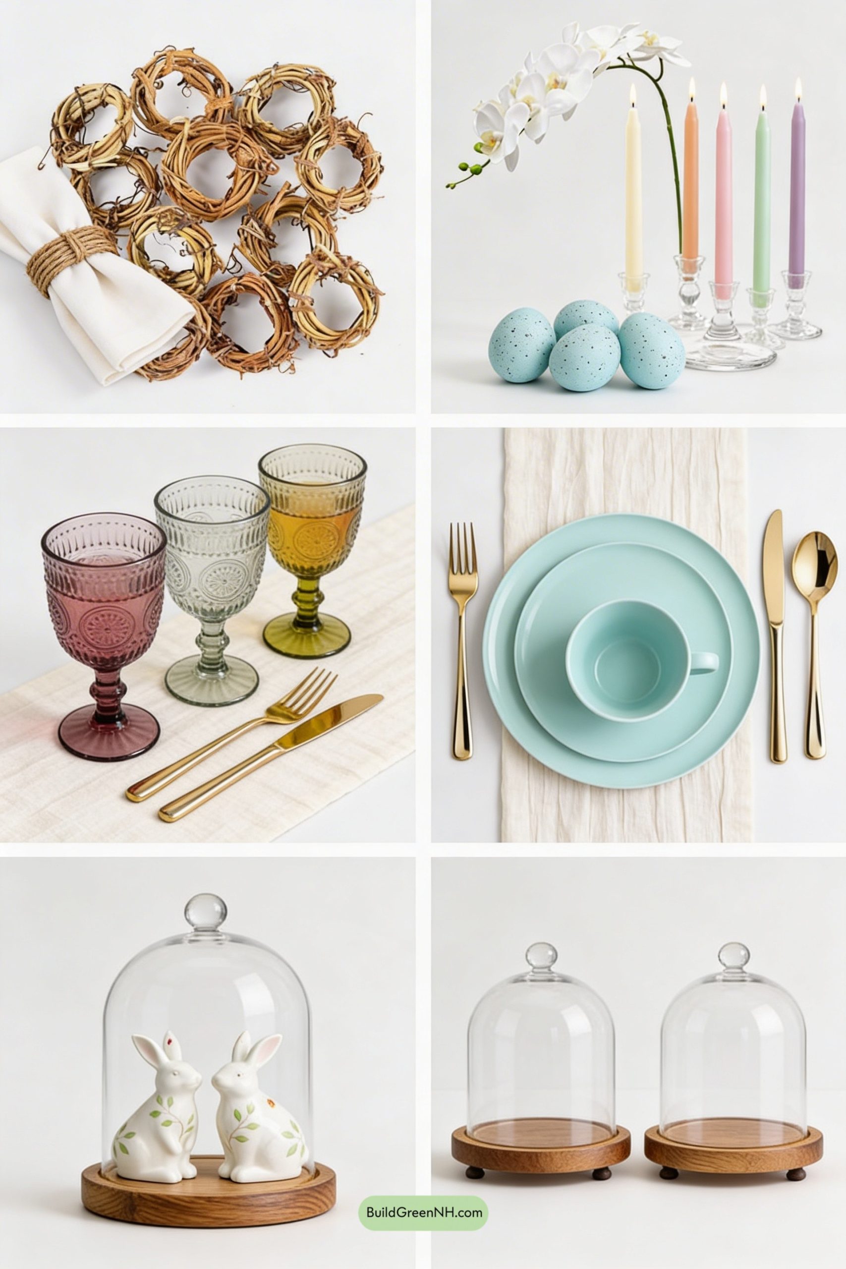 Moodboard for Pastel Nest Settings in Bloom