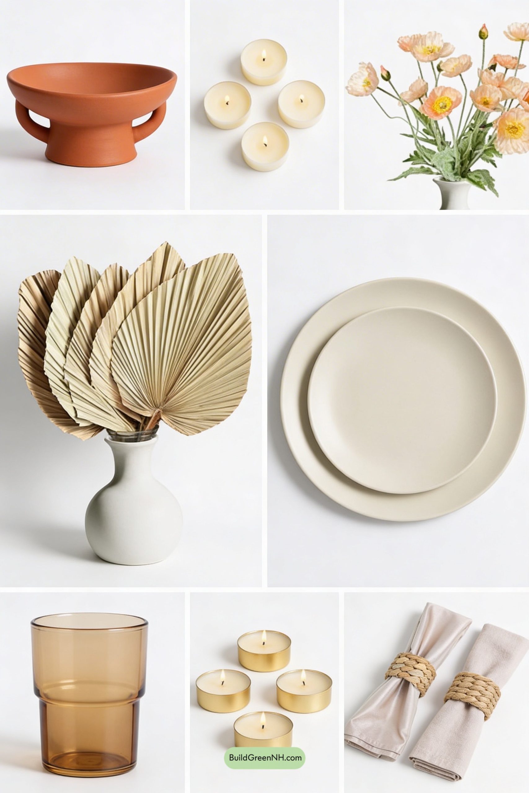 Moodboard for Terracotta Blush Desert Spring Table
