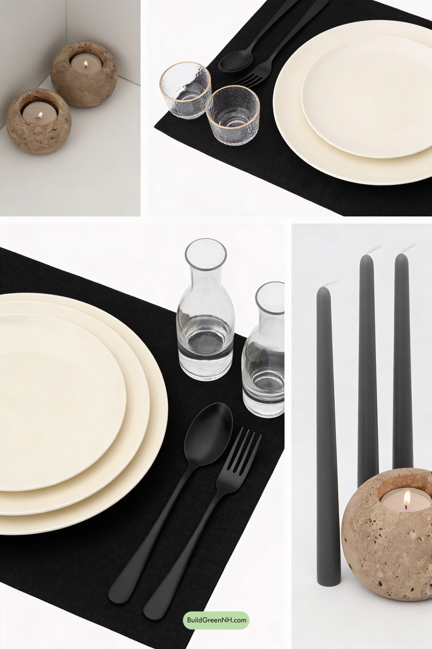 Moodboard for Ike-bana Calm on a Modern Table