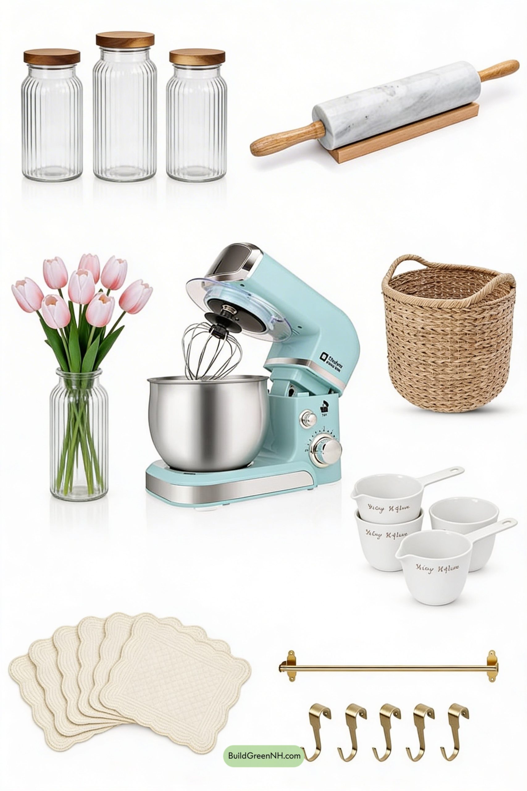 Moodboard for Pastel Baking Vignette on a Sunny Island