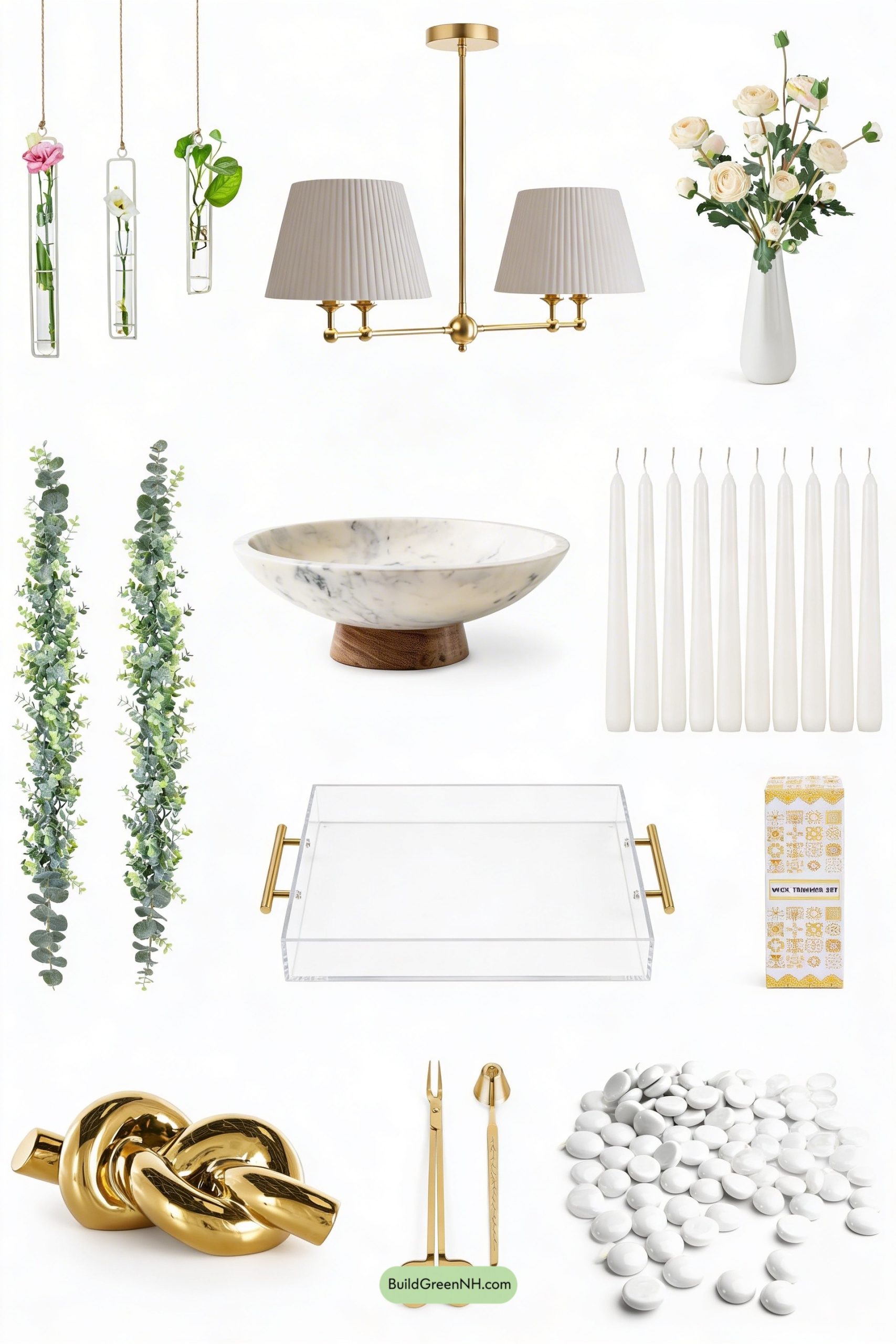 Moodboard for A Floral Chandelier for Spring Cooking