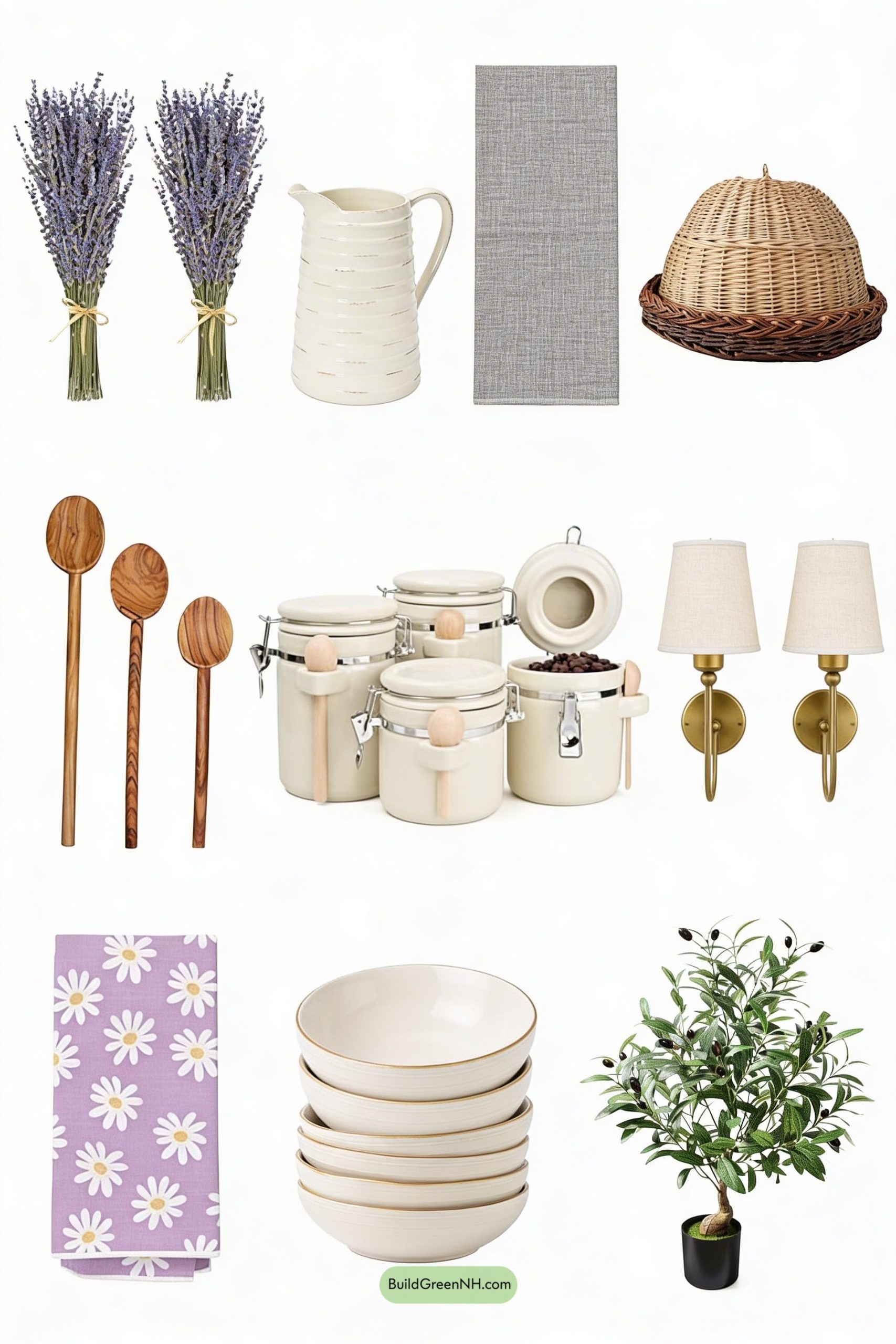 Moodboard for Provence Spring Kitchen Breakfast Nook