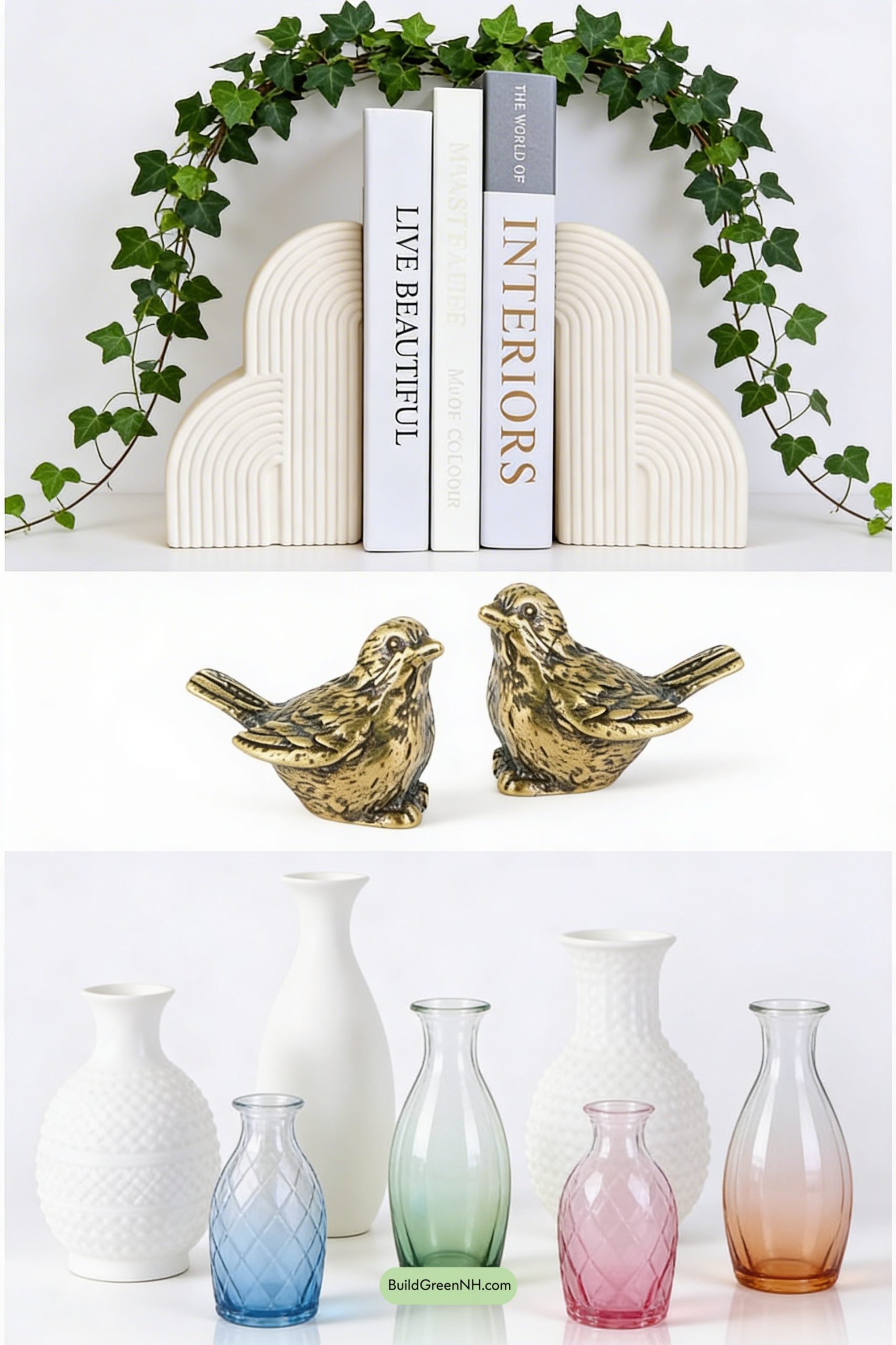 Moodboard for Spring-Styled Rustic Built-In Shelves