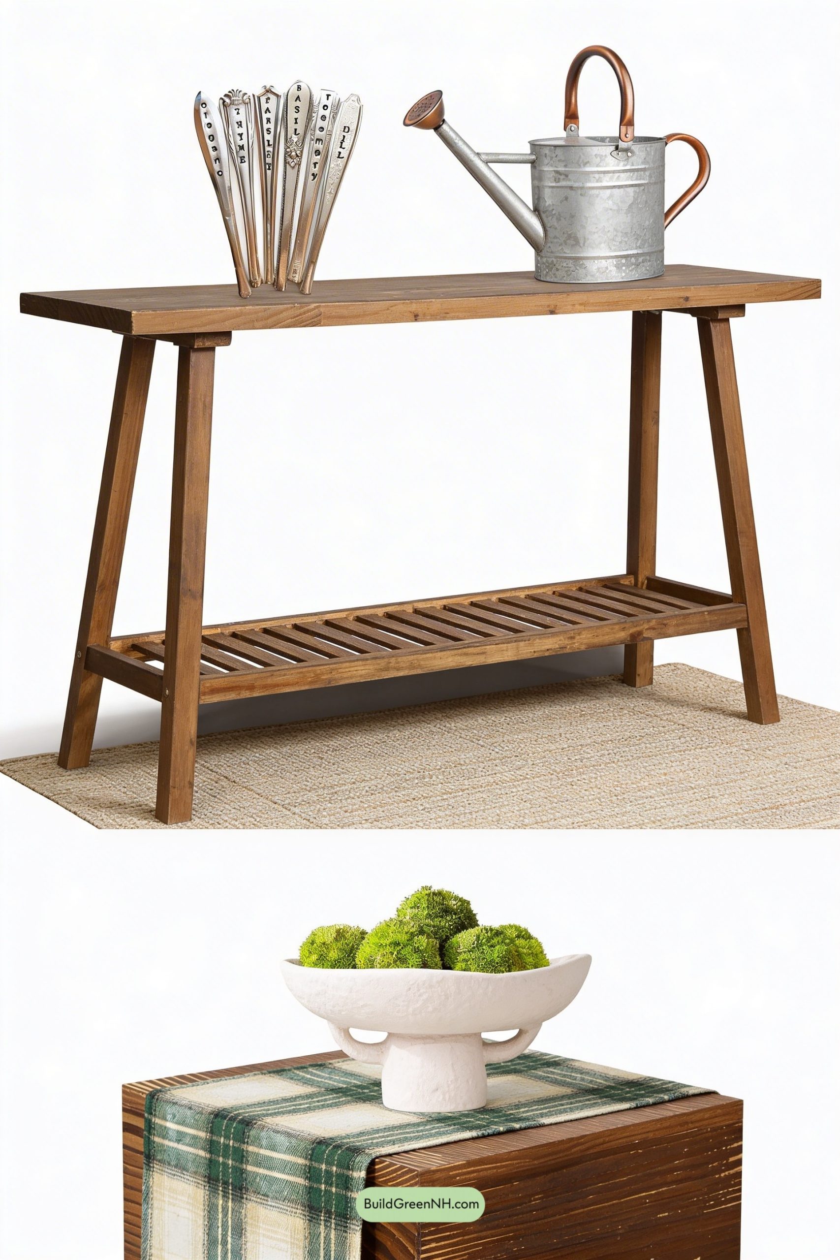 Moodboard for Console Table Turned Spring Potting Shed